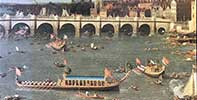 Canaletto, Westminster Bridge from the North on Lord Mayor's Day