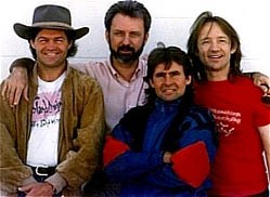 Michael Nesmith rejoins his bandmates in Los Angeles, 1989