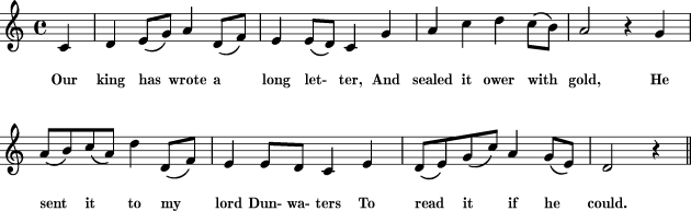 Derwentwater's Farewell (2) Sheet music for Treble Clef Instrument ...