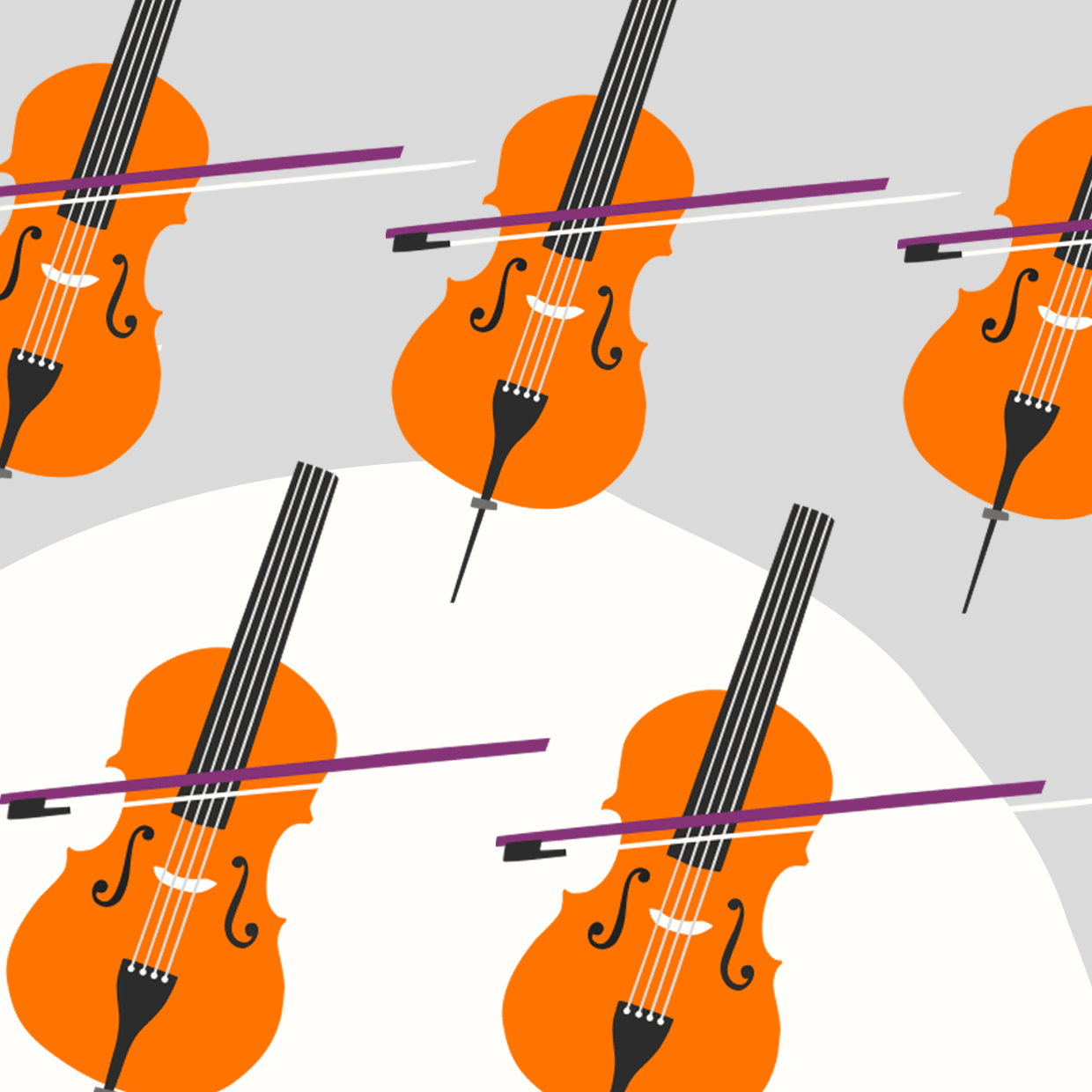 cellist clipart sun