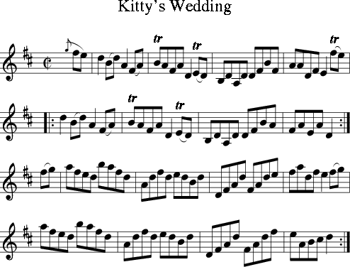 Kitty's Wedding (Irish Folk Song) (Ireland) for Treble Clef Instrument ...