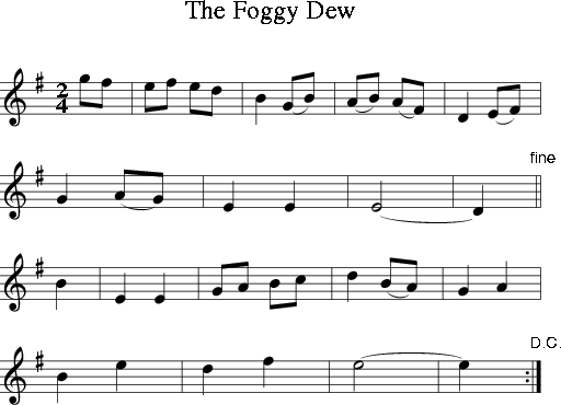 Foggy dew