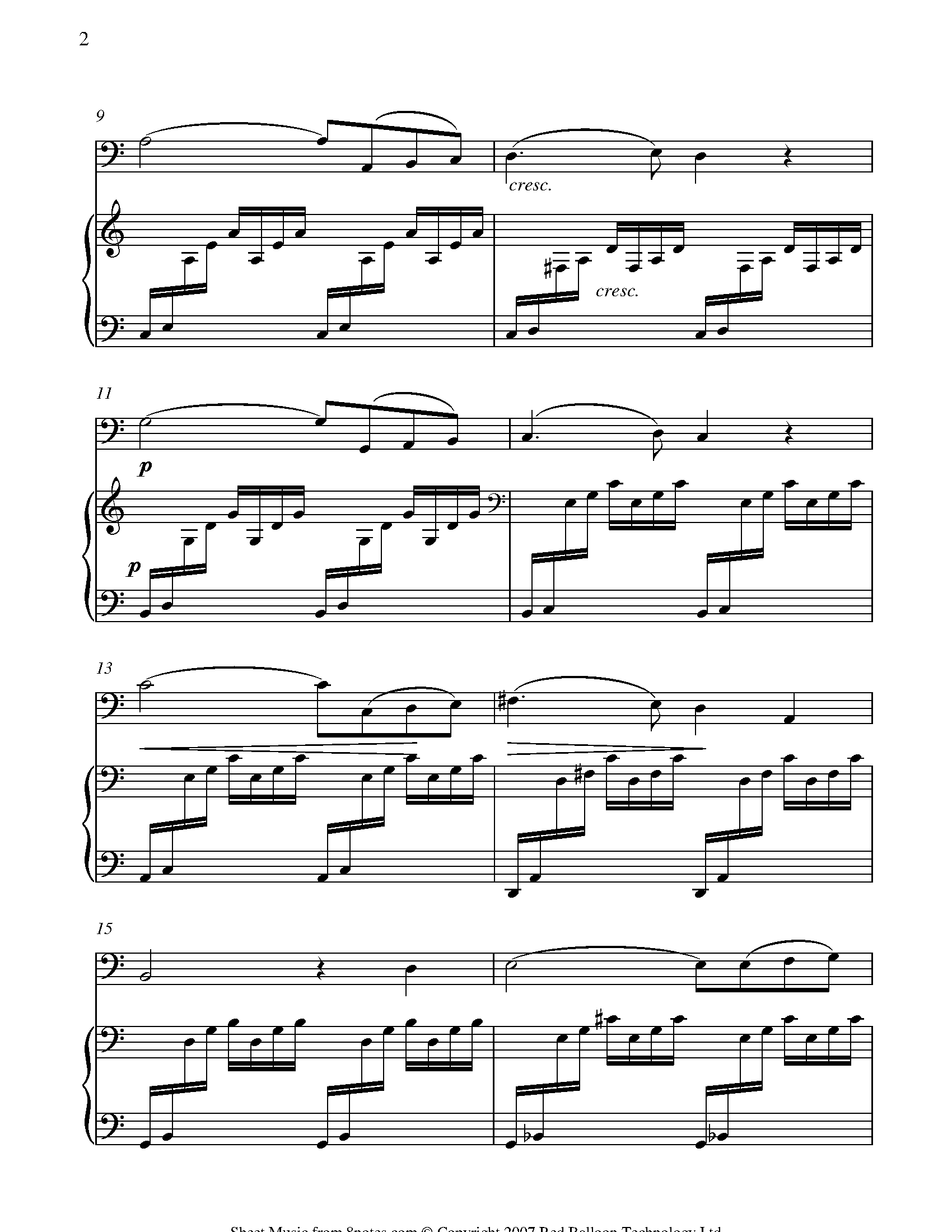 Gounod Ave Maria Sheet Music For Cello