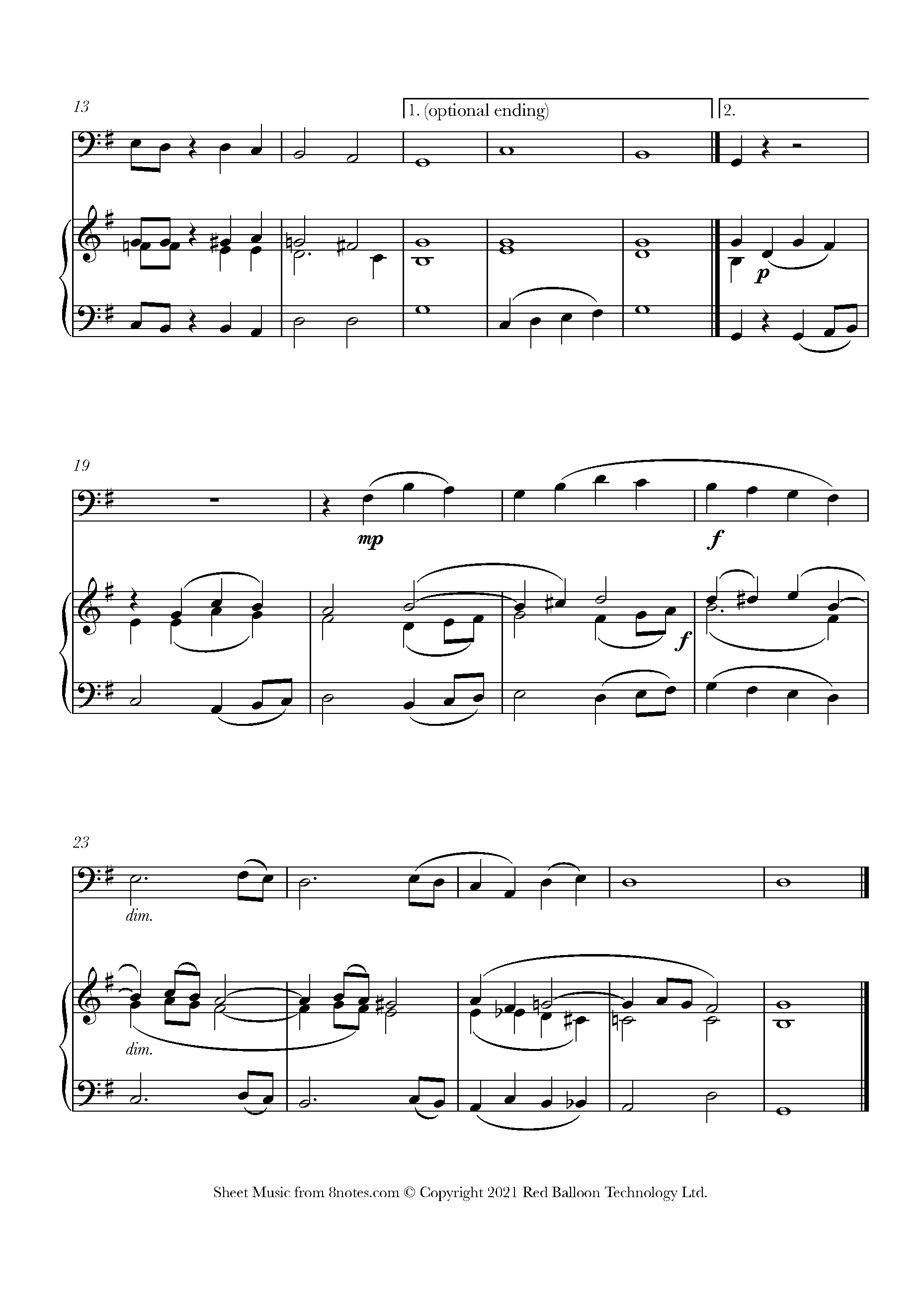 Lutkin - The Lord Bless You and Keep You (Benediction) Sheet music for ...