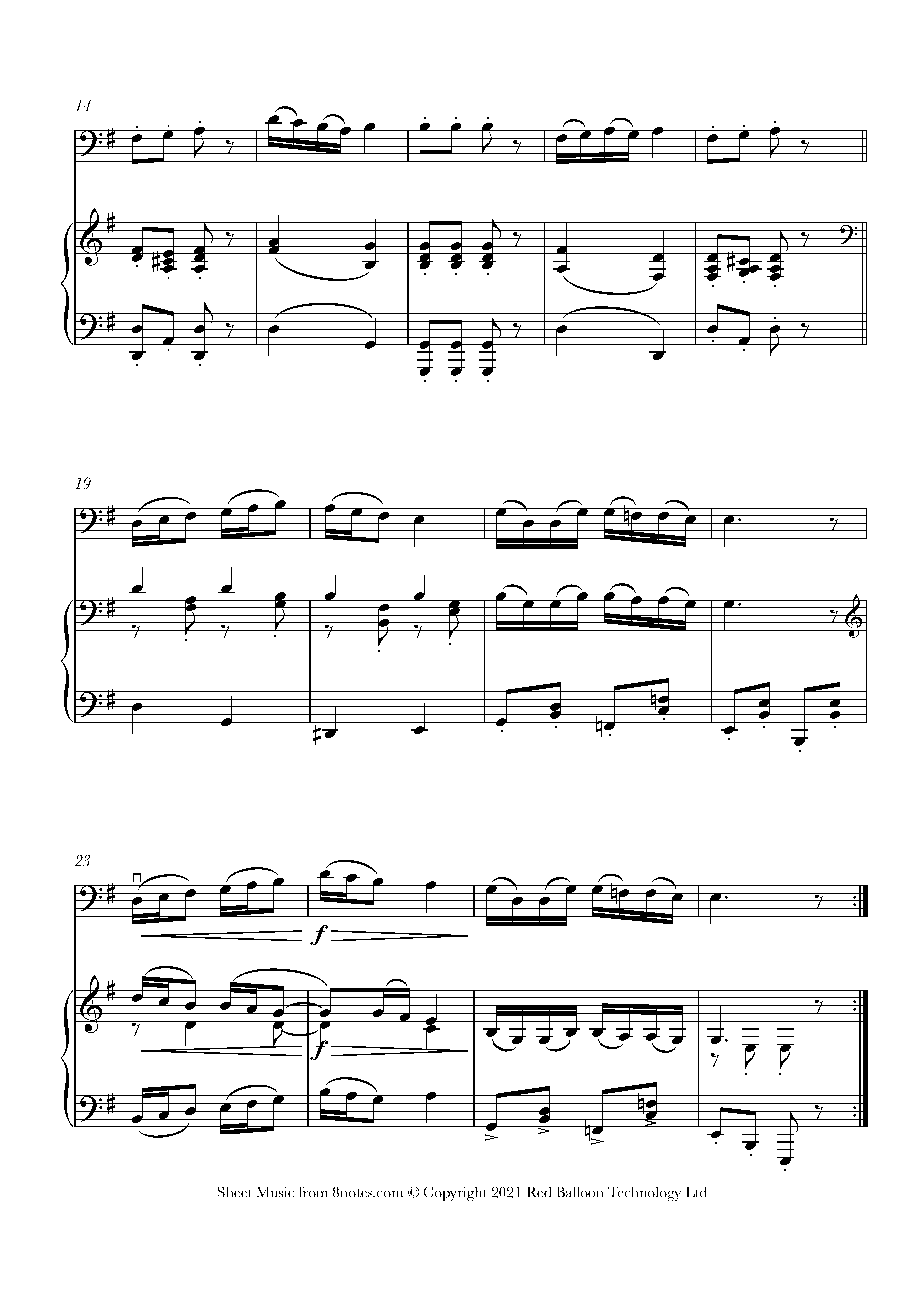 Patch Tanz (Klezmer) Sheet music for Cello - 8notes.com