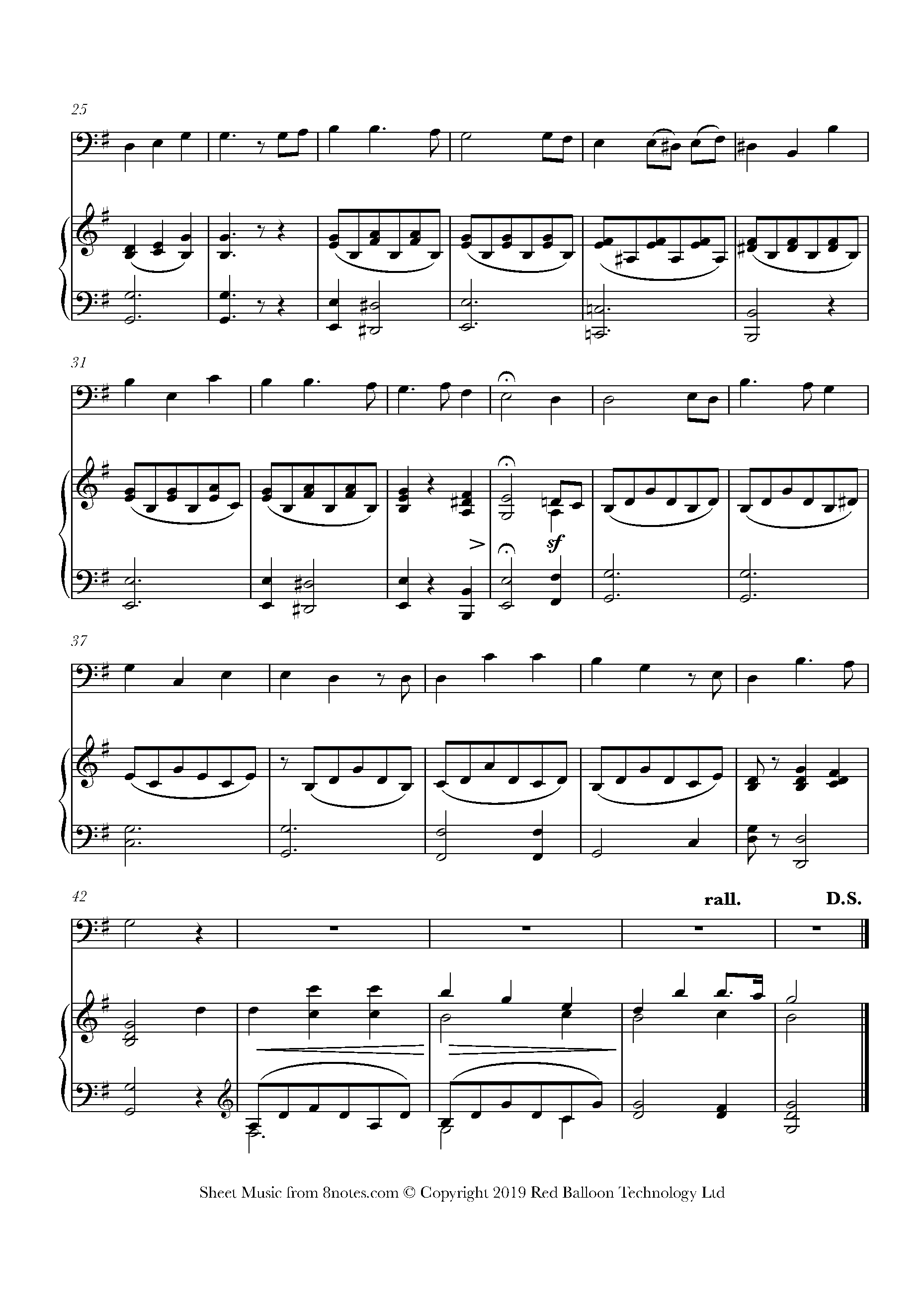 The Rose of Tralee Sheet music for Cello - 8notes.com