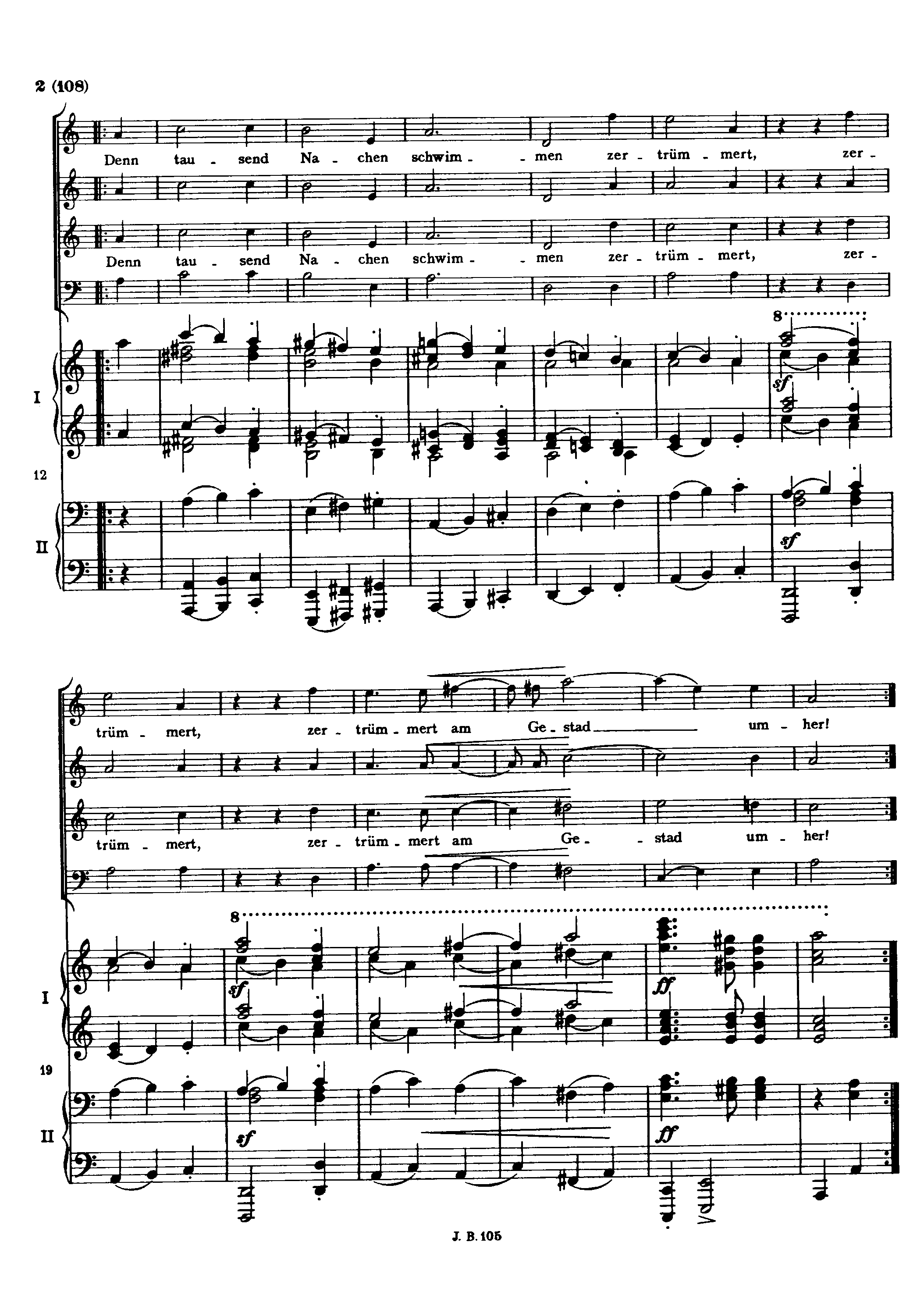 Brahms Johannes Neue Liebeslieder Waltzes Op65 Sheet Music For Choir 7251