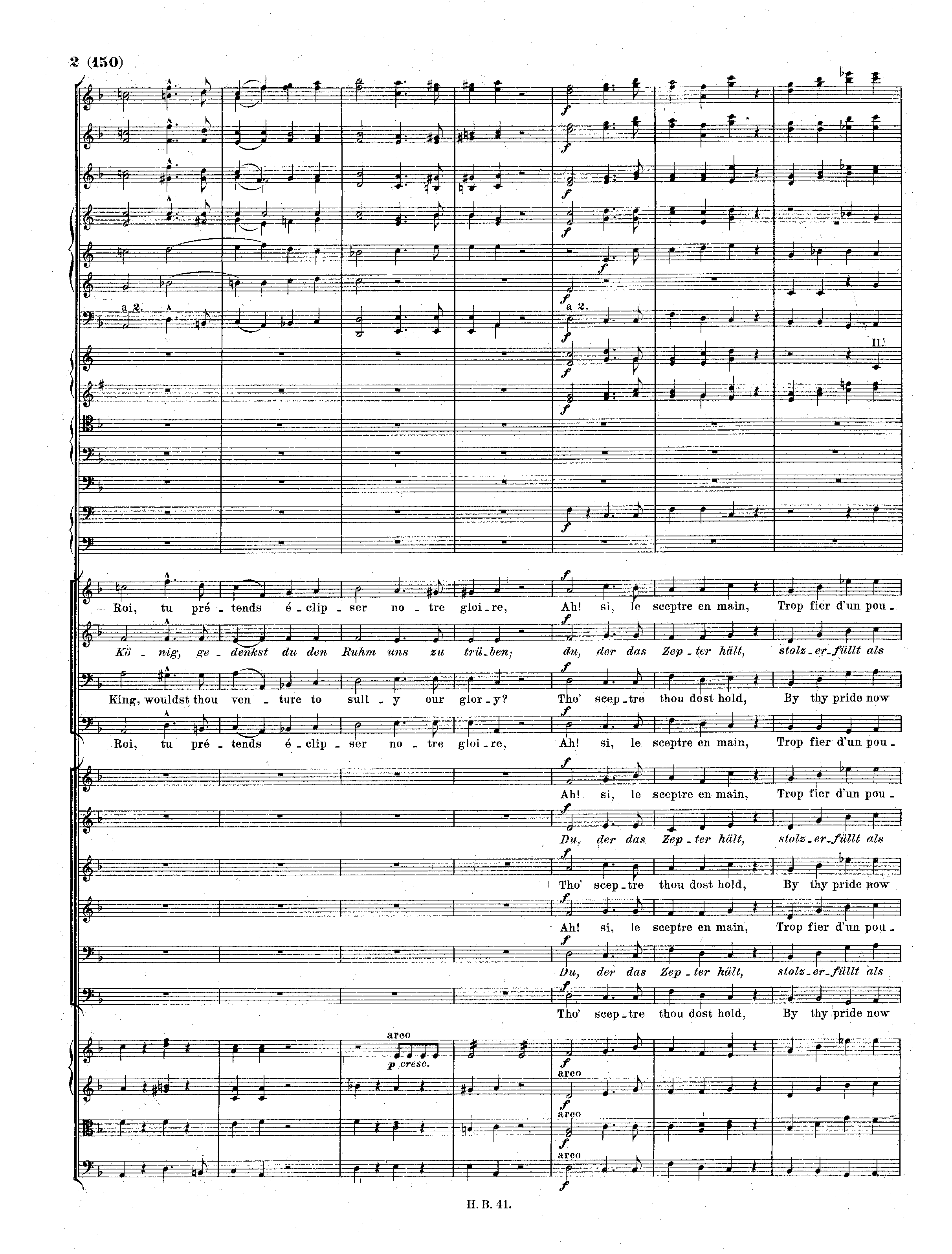 Berlioz Hector Vox Populi H 120 For Choir And Orchestra Free Sheet Music For Choir And 3668