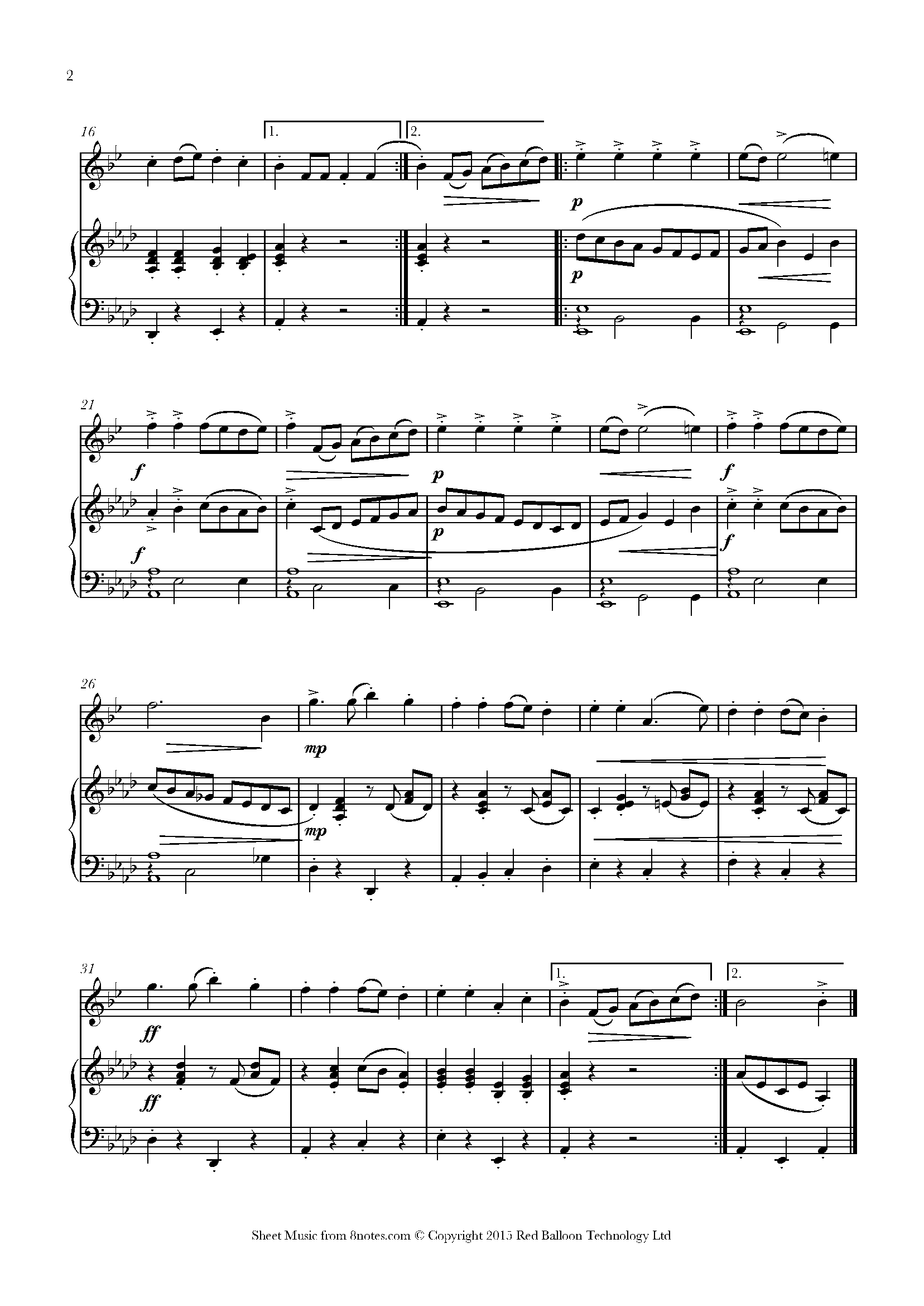 Frank White Meacham - American Patrol Sheet music for Clarinet - 8notes.com