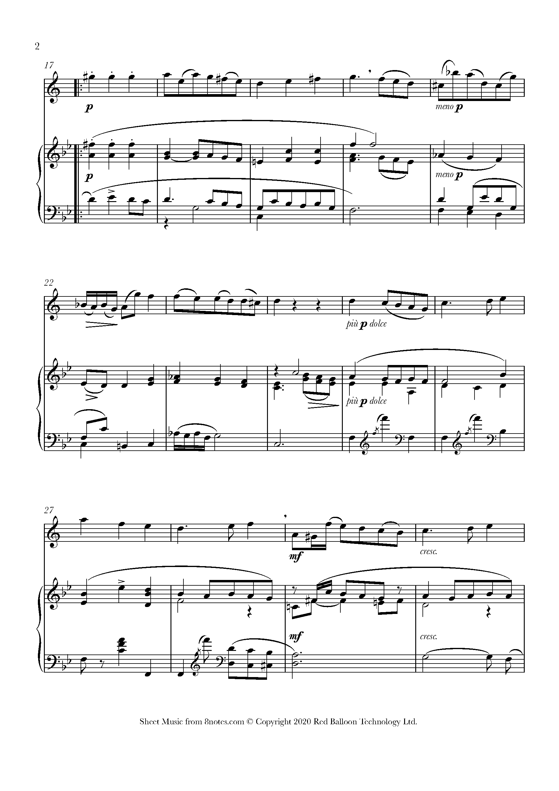 Bach - Partita No.1 in B minor, BWV 1002 Sheet music for Clarinet ...