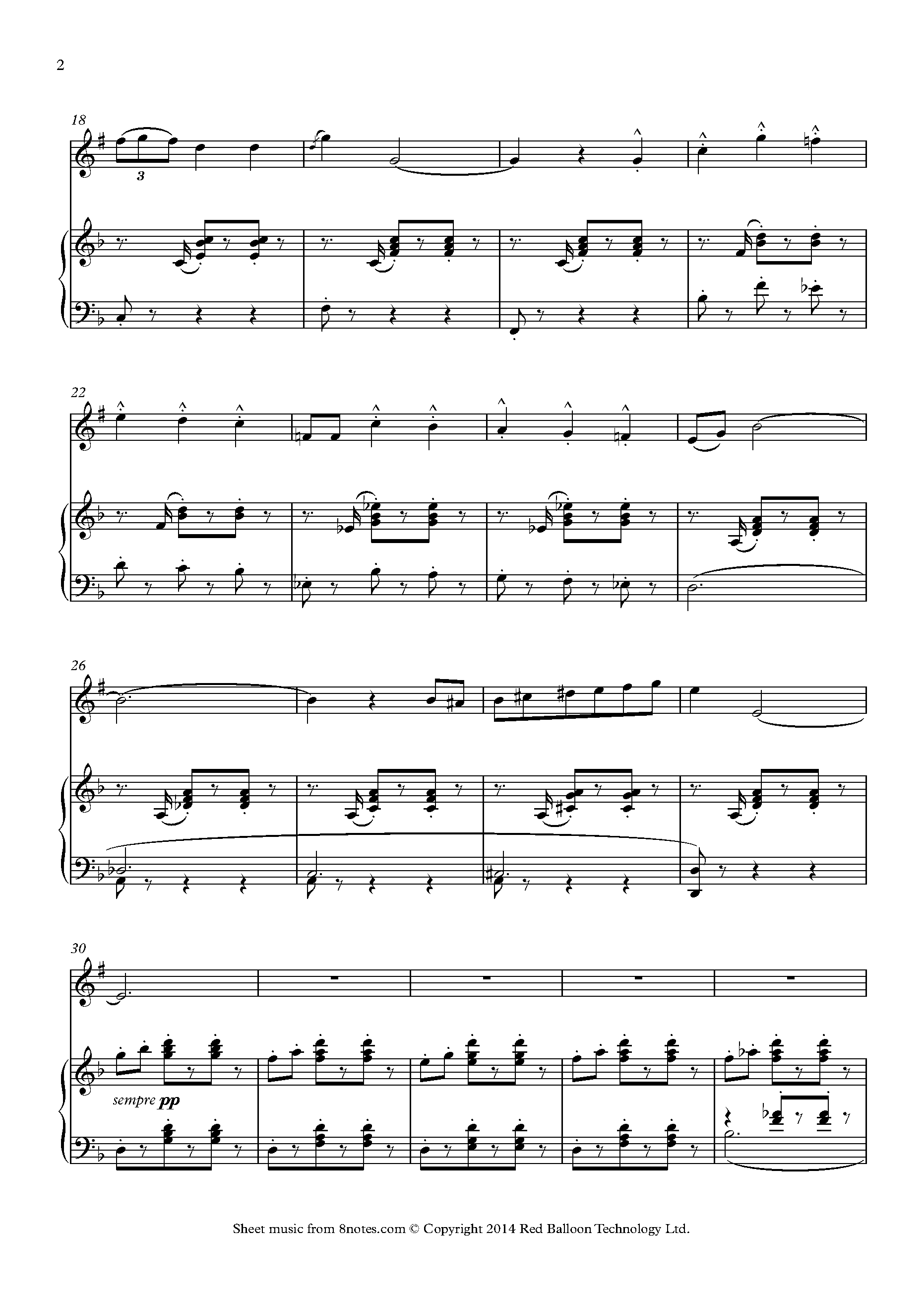 Bizet - ﻿Séguedille from Carmen Sheet music for Clarinet - 8notes.com