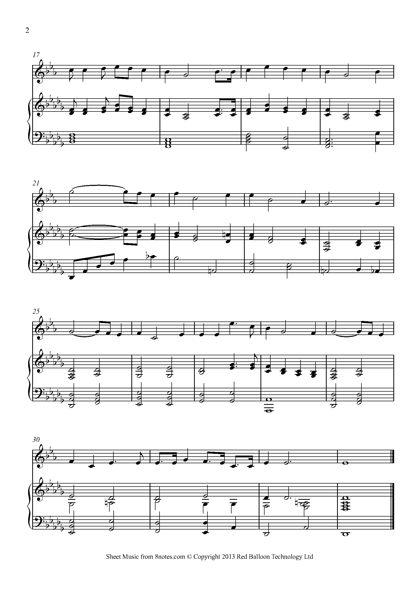 Deep River (Spiritual) Sheet music for Clarinet - 8notes.com