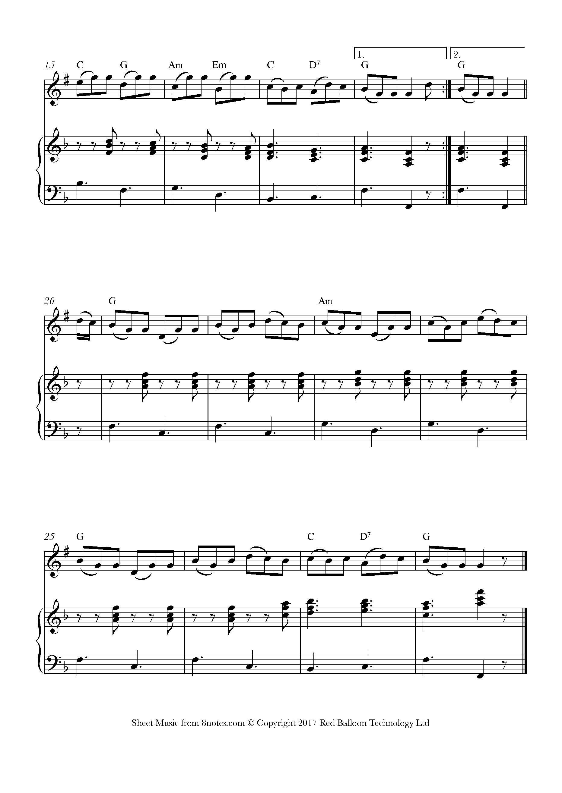 Irish Washerwoman Sheet music for Clarinet - 8notes.com