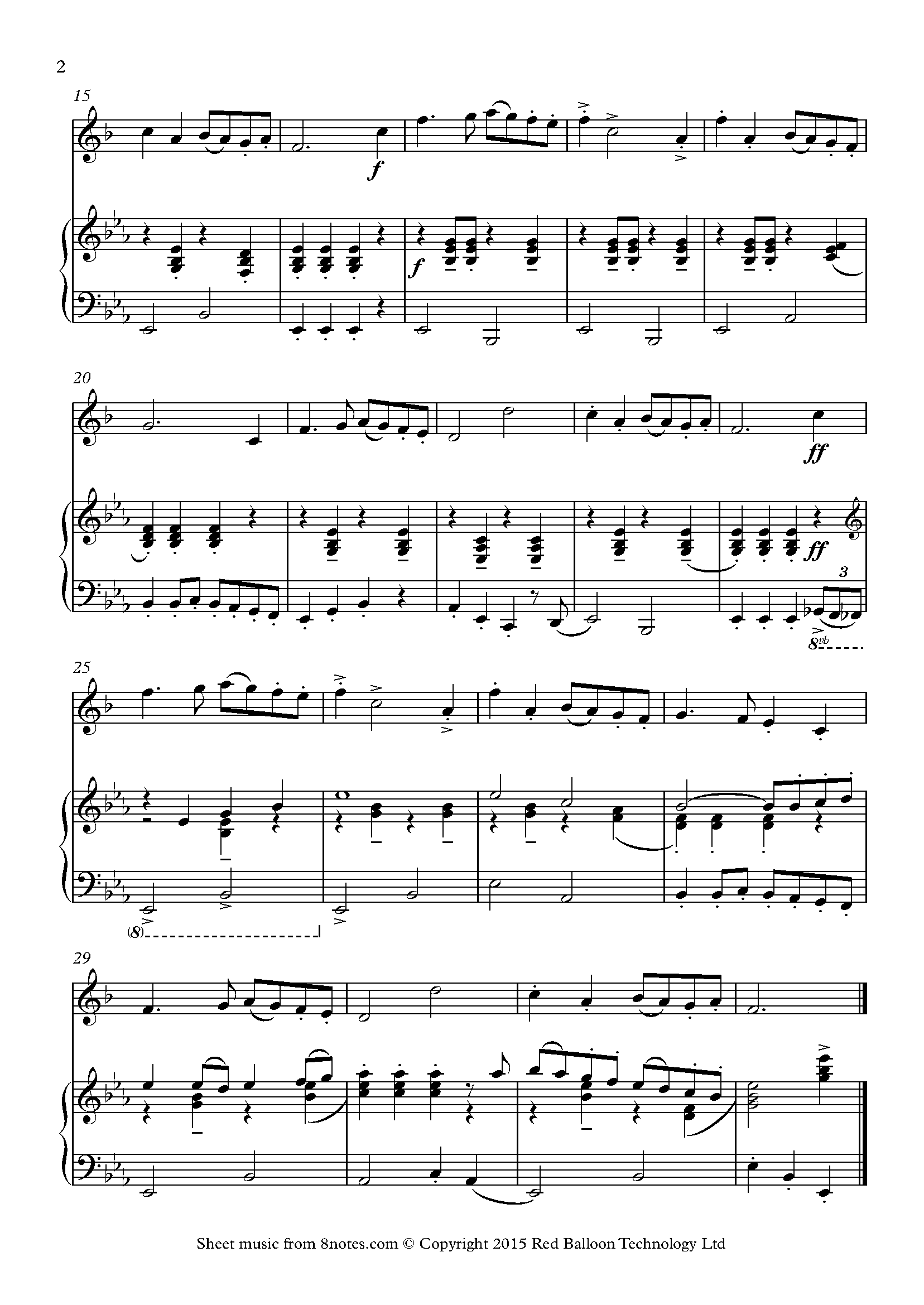 Portsmouth Sheet music for Clarinet - 8notes.com