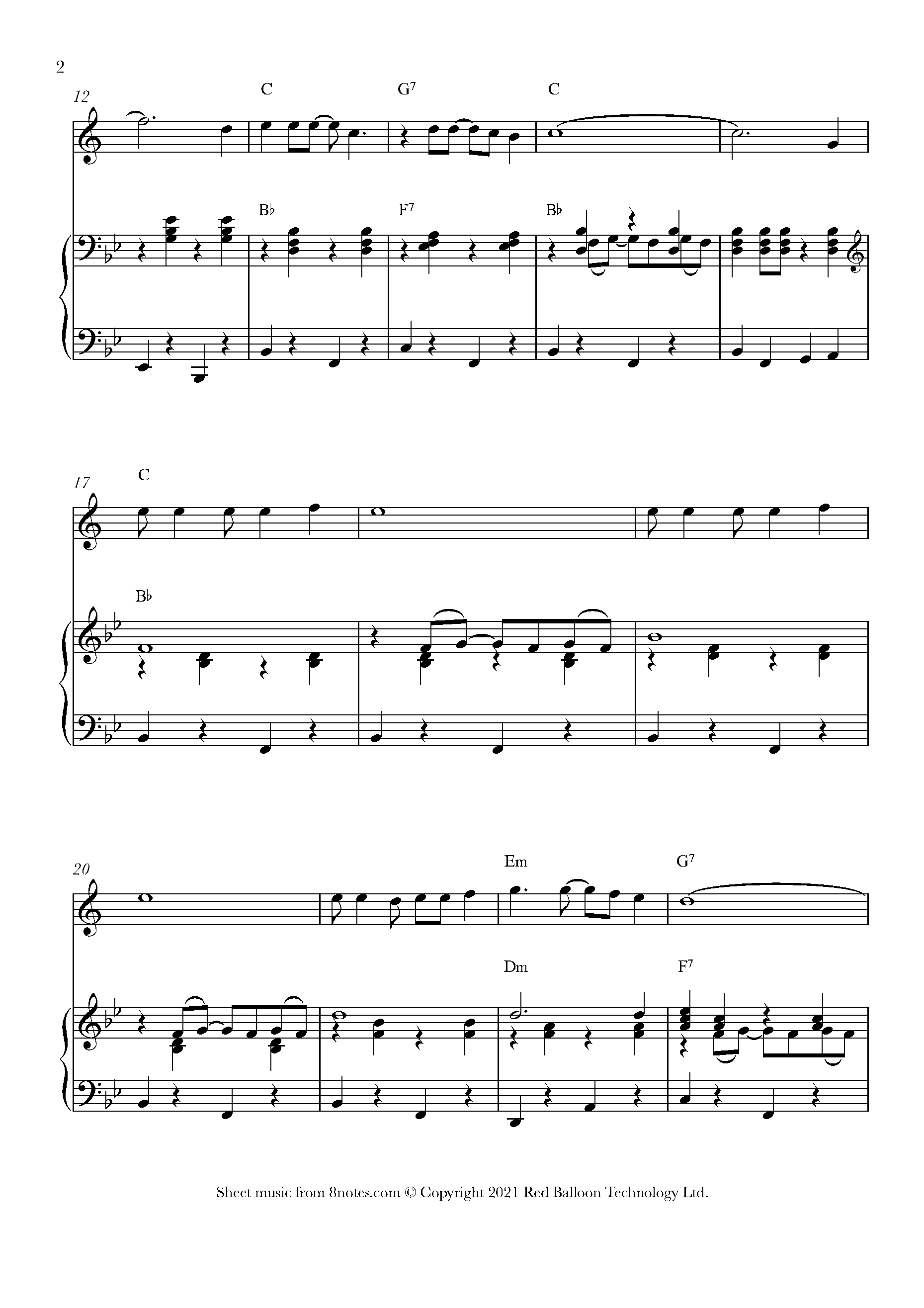 Sloop John B (The John B. Sails) Sheet Music For Clarinet - 8notes.com