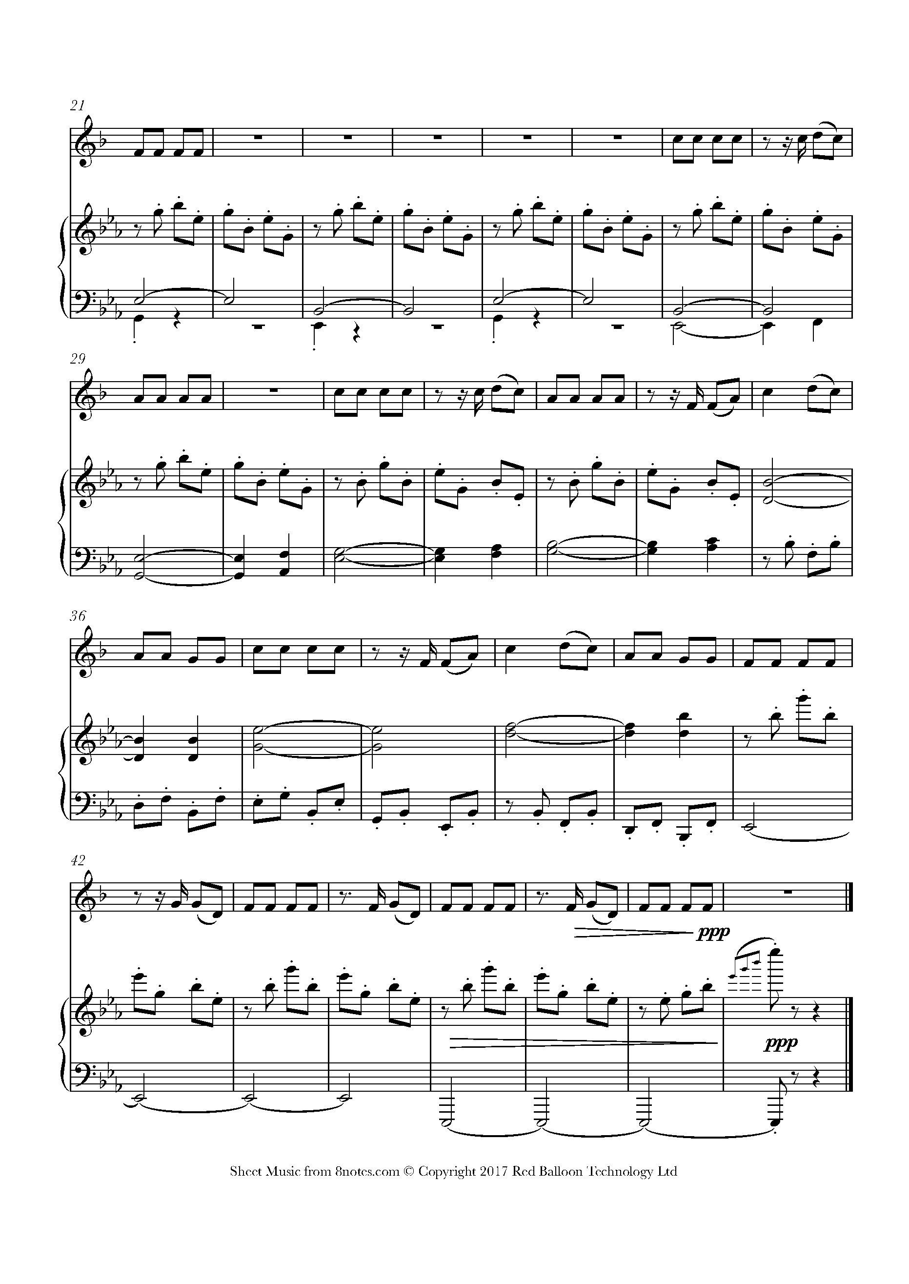 Tue Tue (Ghanaian Trad.) Sheet music for Clarinet - 8notes.com