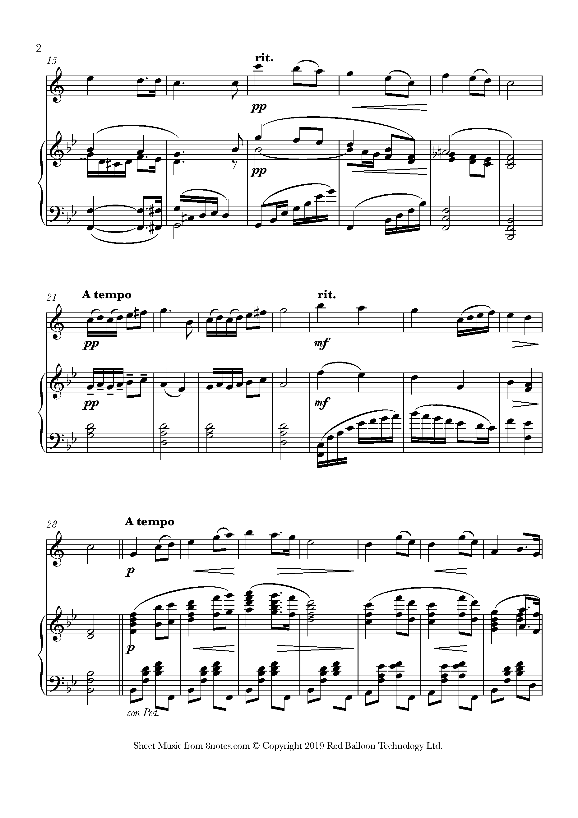 ﻿Lehár - Vilja Song from The Merry Widow Sheet music for Clarinet ...