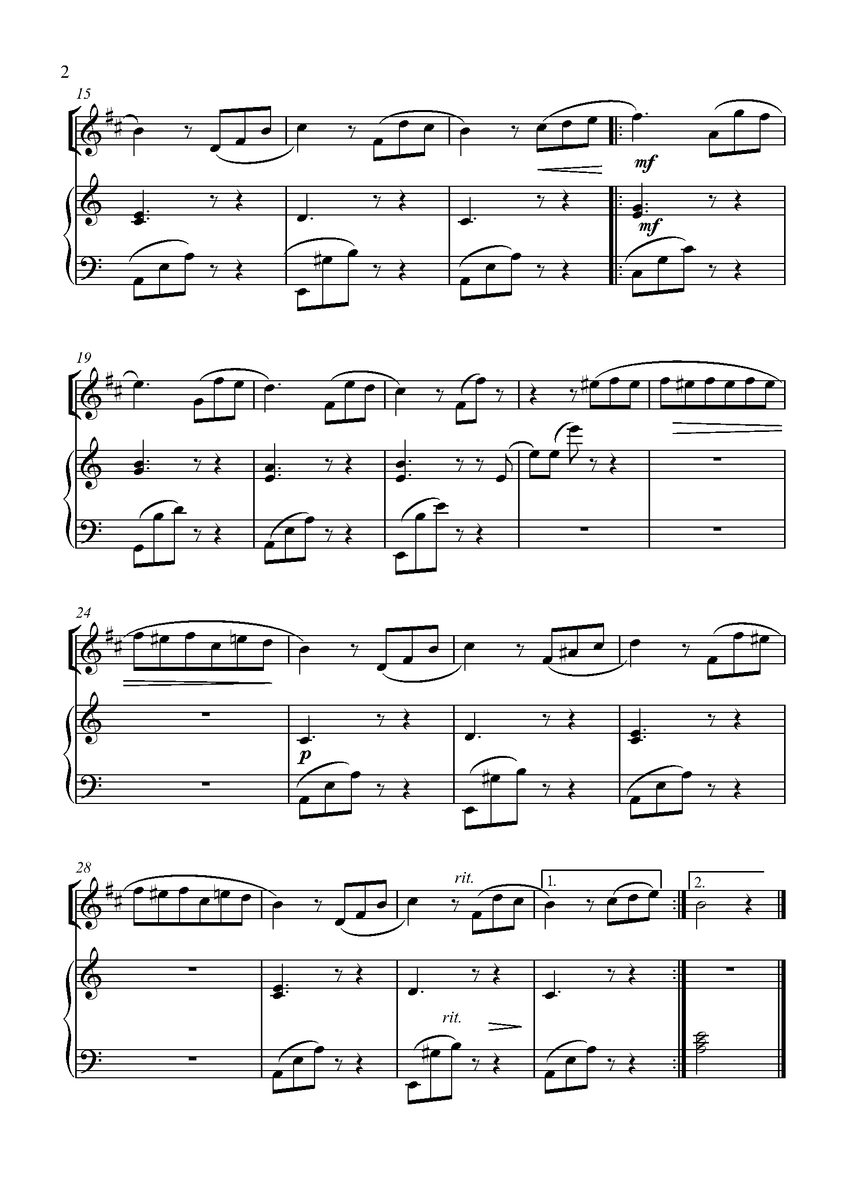 Beethoven - Fur Elise Sheet music for Euphonium - 8notes.com