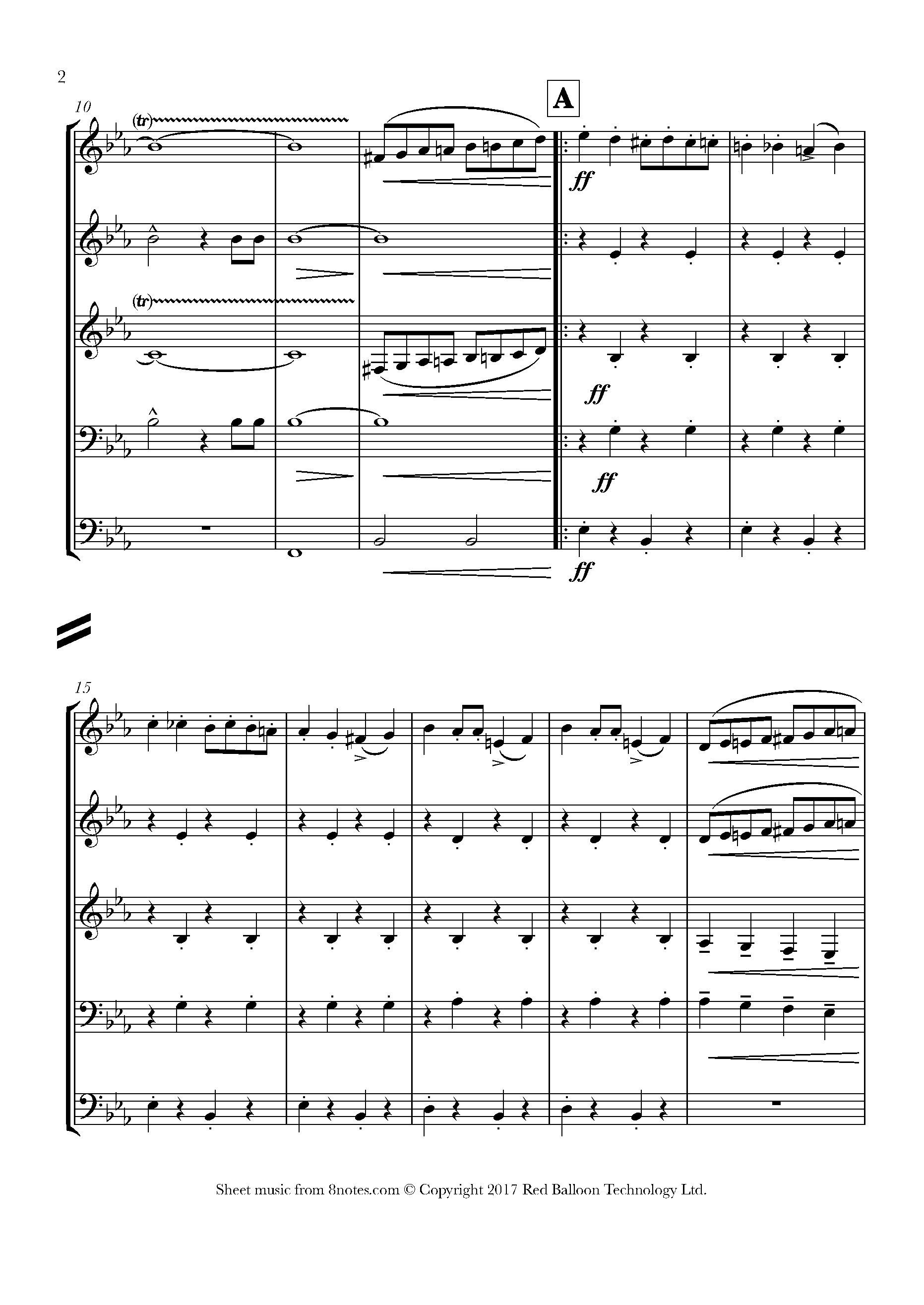 ﻿Fučík - Entry of the Gladiators Sheet music for Flexible Brass ...