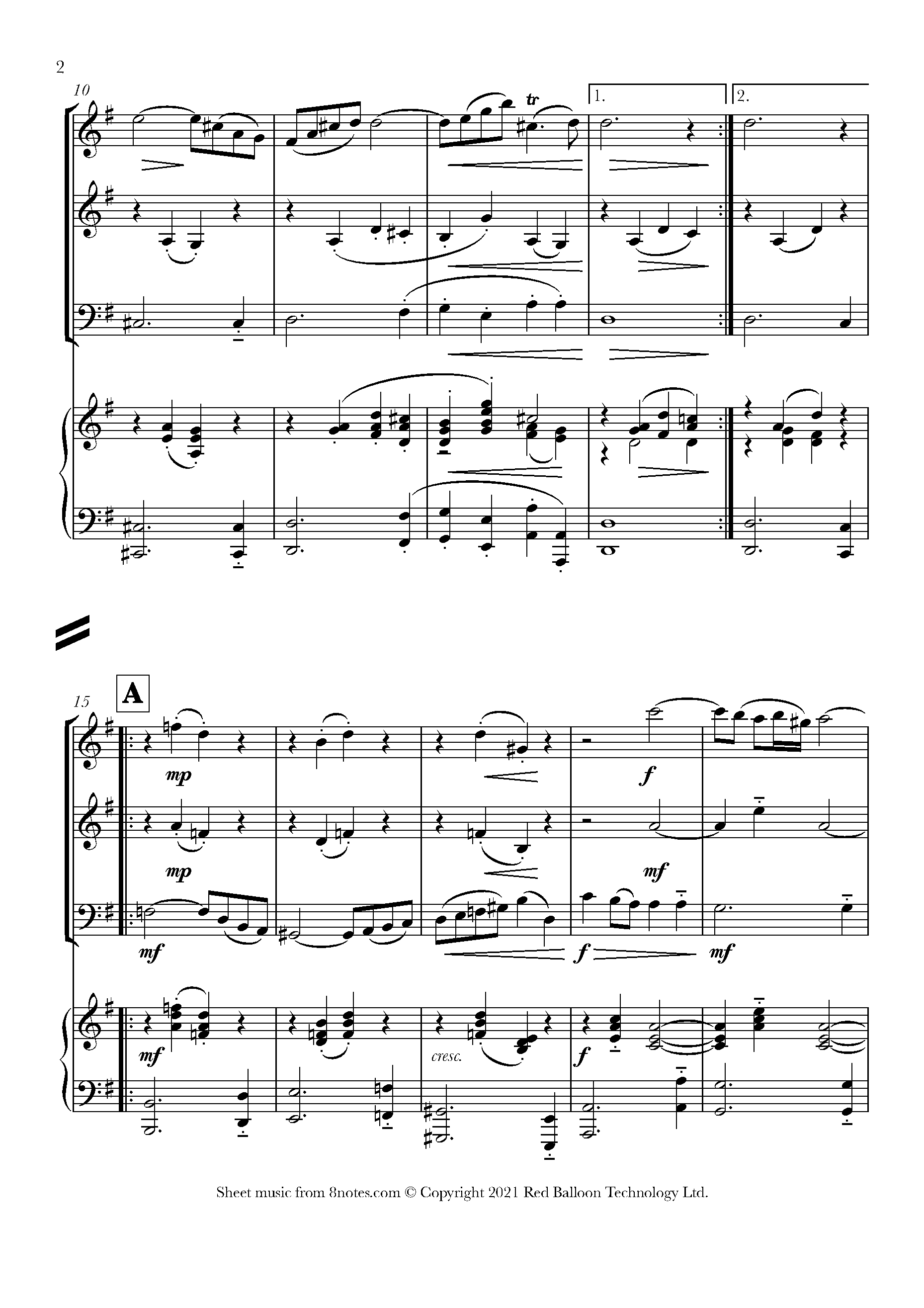 Bach - Arioso from Cantata BWV 156 Sheet music for Flexible Ensemble ...