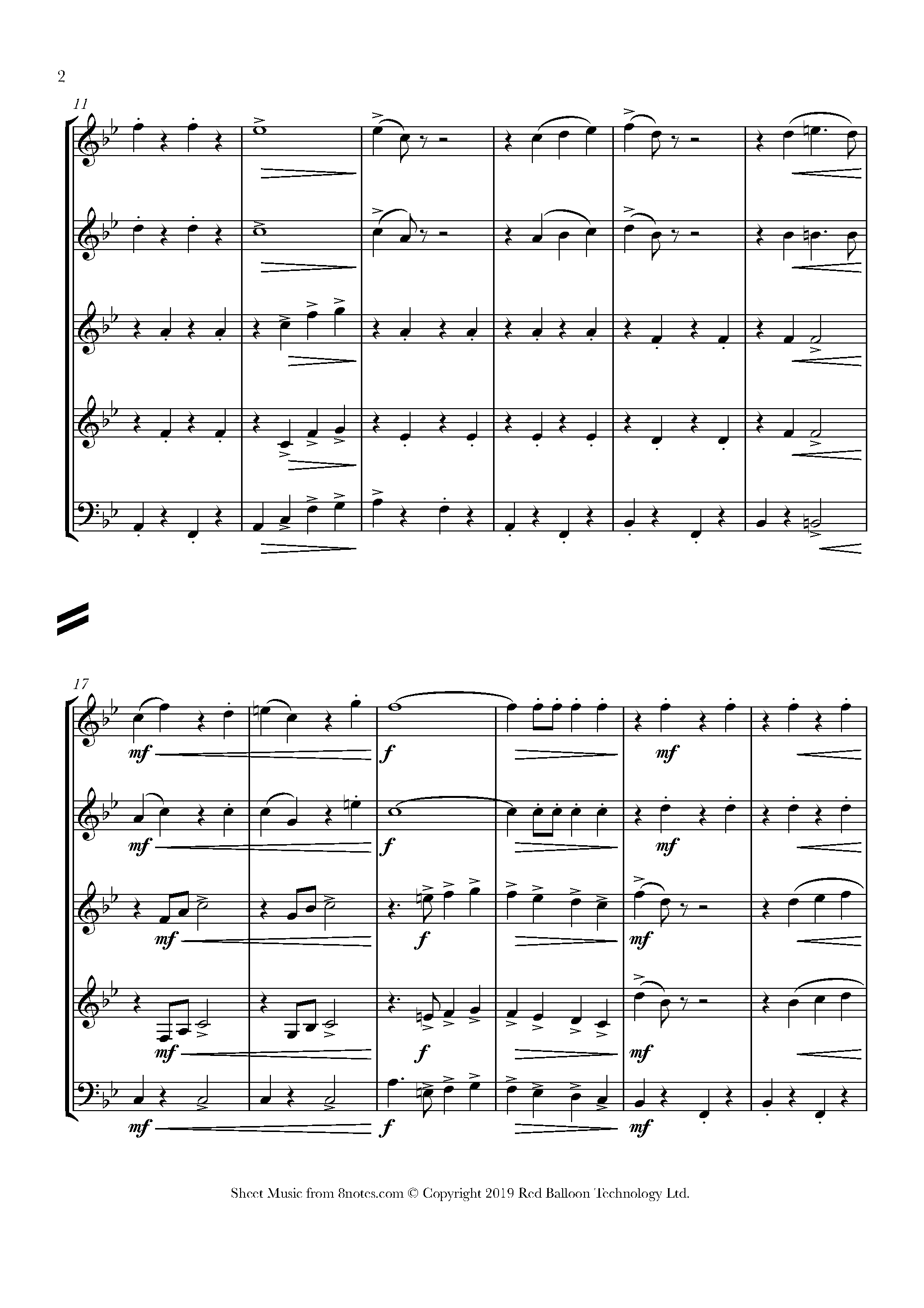 Alford - Colonel Bogey March Sheet music for Flexible Mixed Ensemble ...