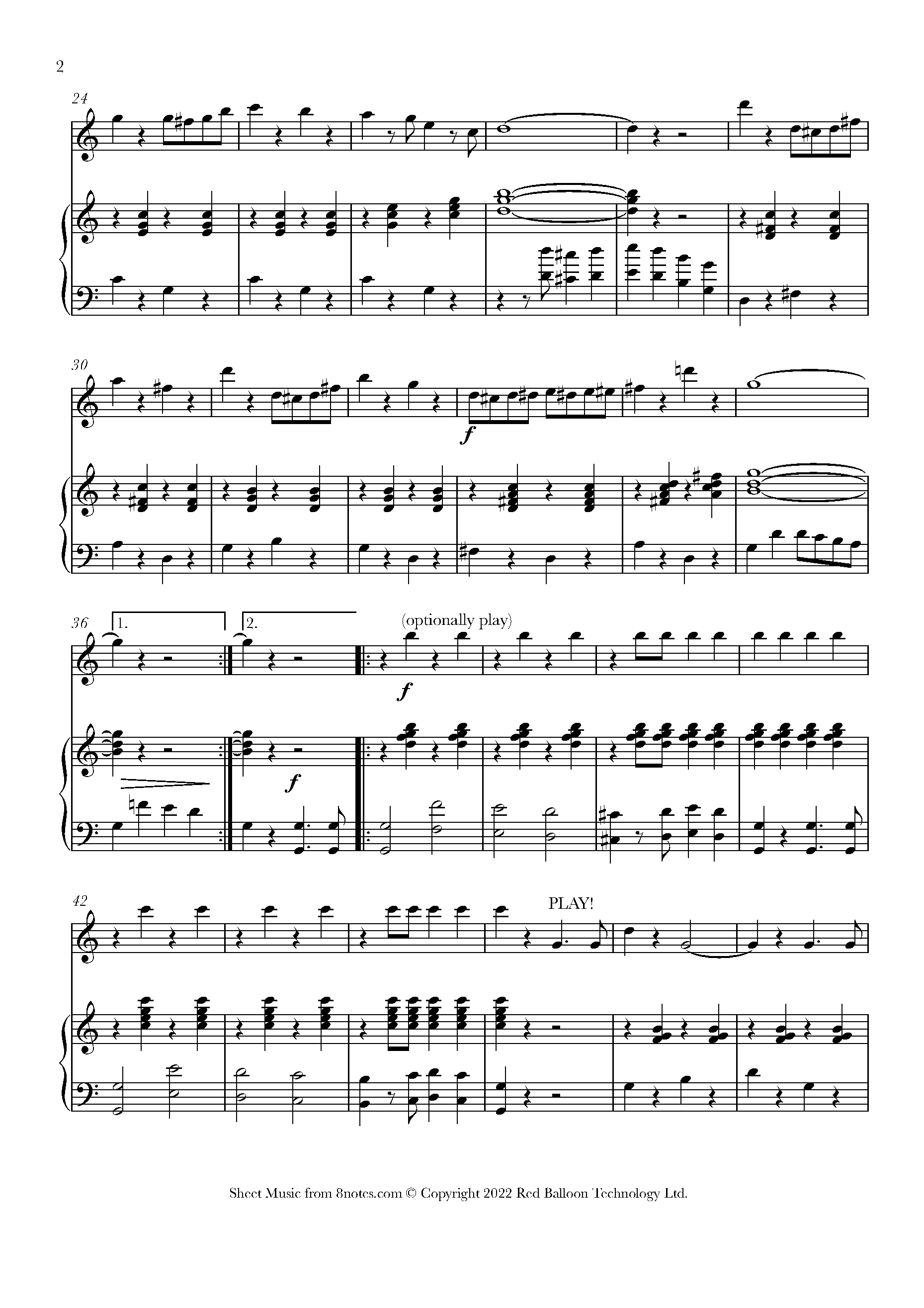 Teike - Alte Kameraden (March) Sheet music for Flute - 8notes.com