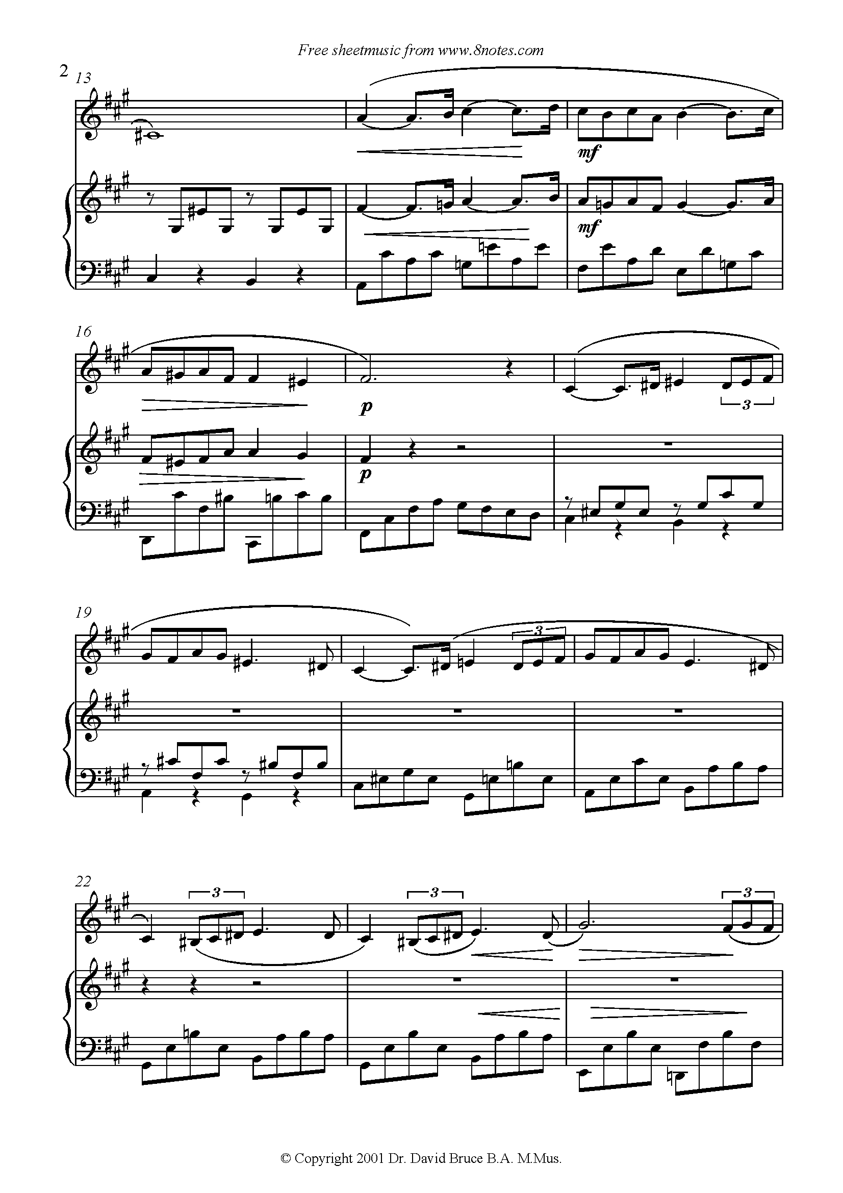 ﻿Fauré - Pavane Sheet music for Flute - 8notes.com