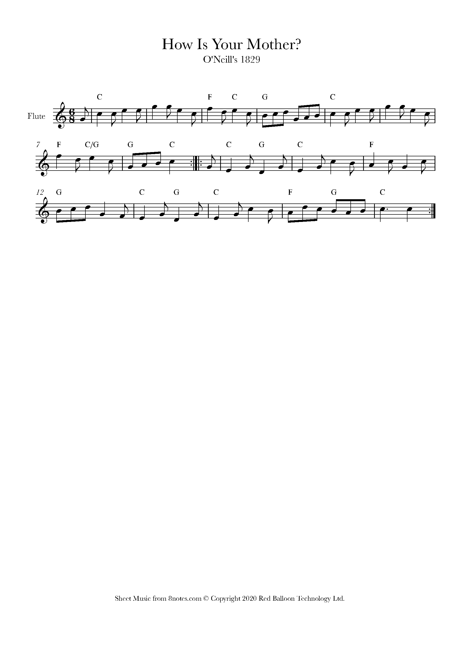 how-is-your-mother-irish-folk-song-sheet-music-for-flute-8notes