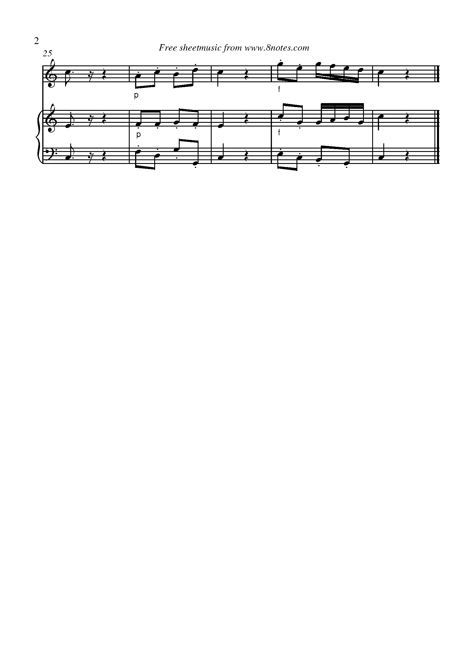 Hummel - Ecossaise Sheet music for Flute - 8notes.com