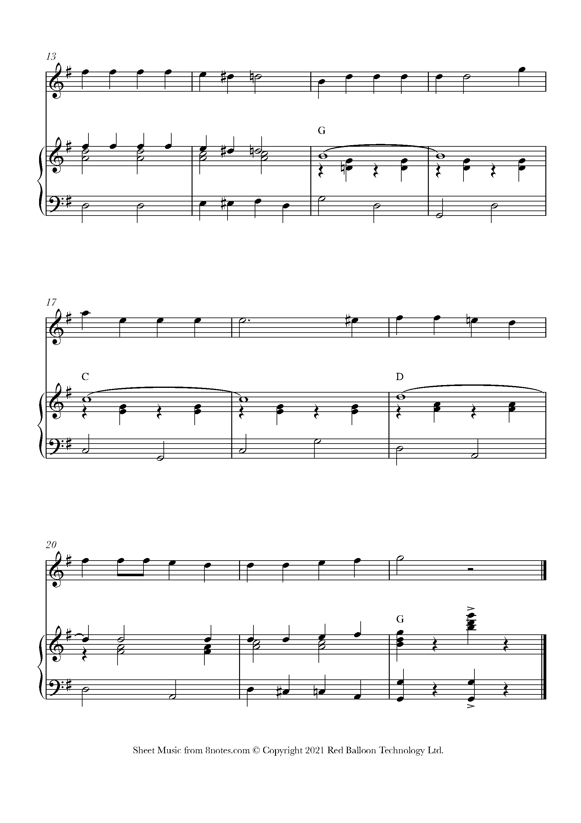 Knees Up, Mother Brown Sheet music for Flute - 8notes.com