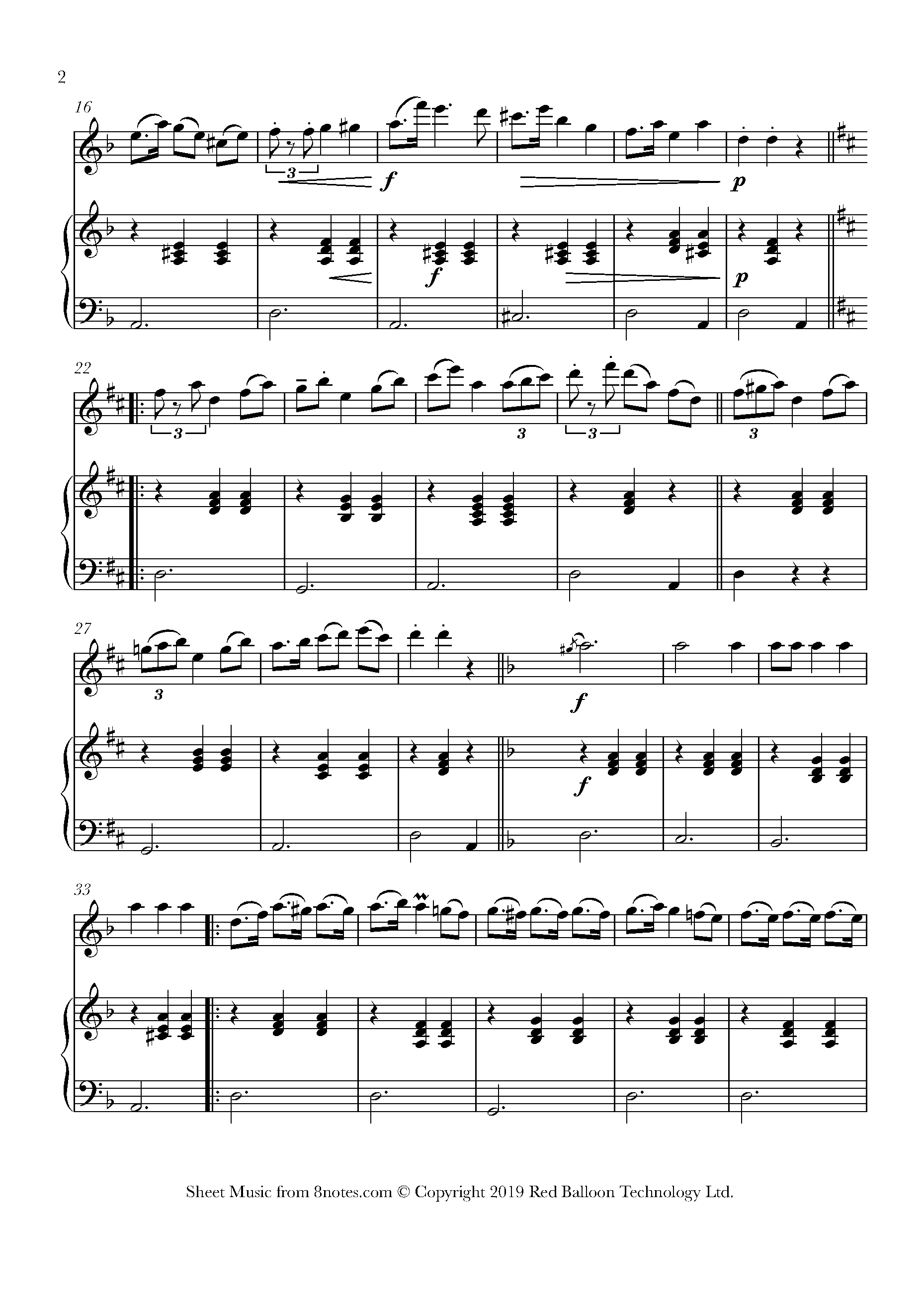 Kujawiak (Polish Folk Song) Sheet music for Flute - 8notes.com