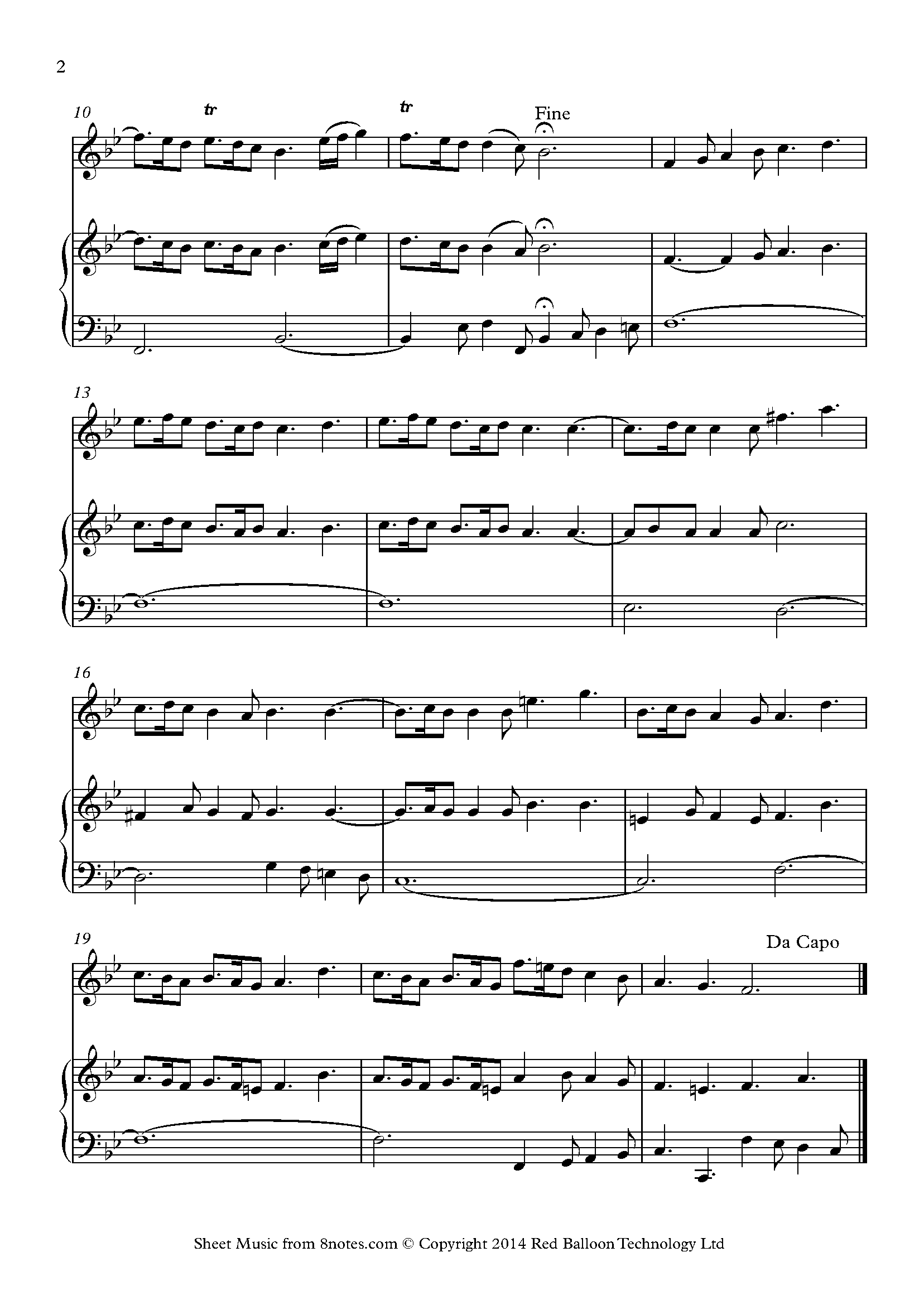 Handel - Pastoral Symphony from Messiah Sheet music for Flute - 8notes.com