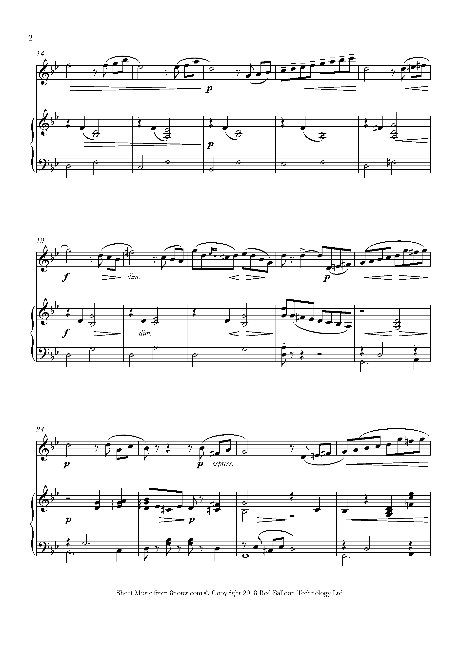 Tchaikovsky - June. Barcarolle Sheet music for Flute - 8notes.com