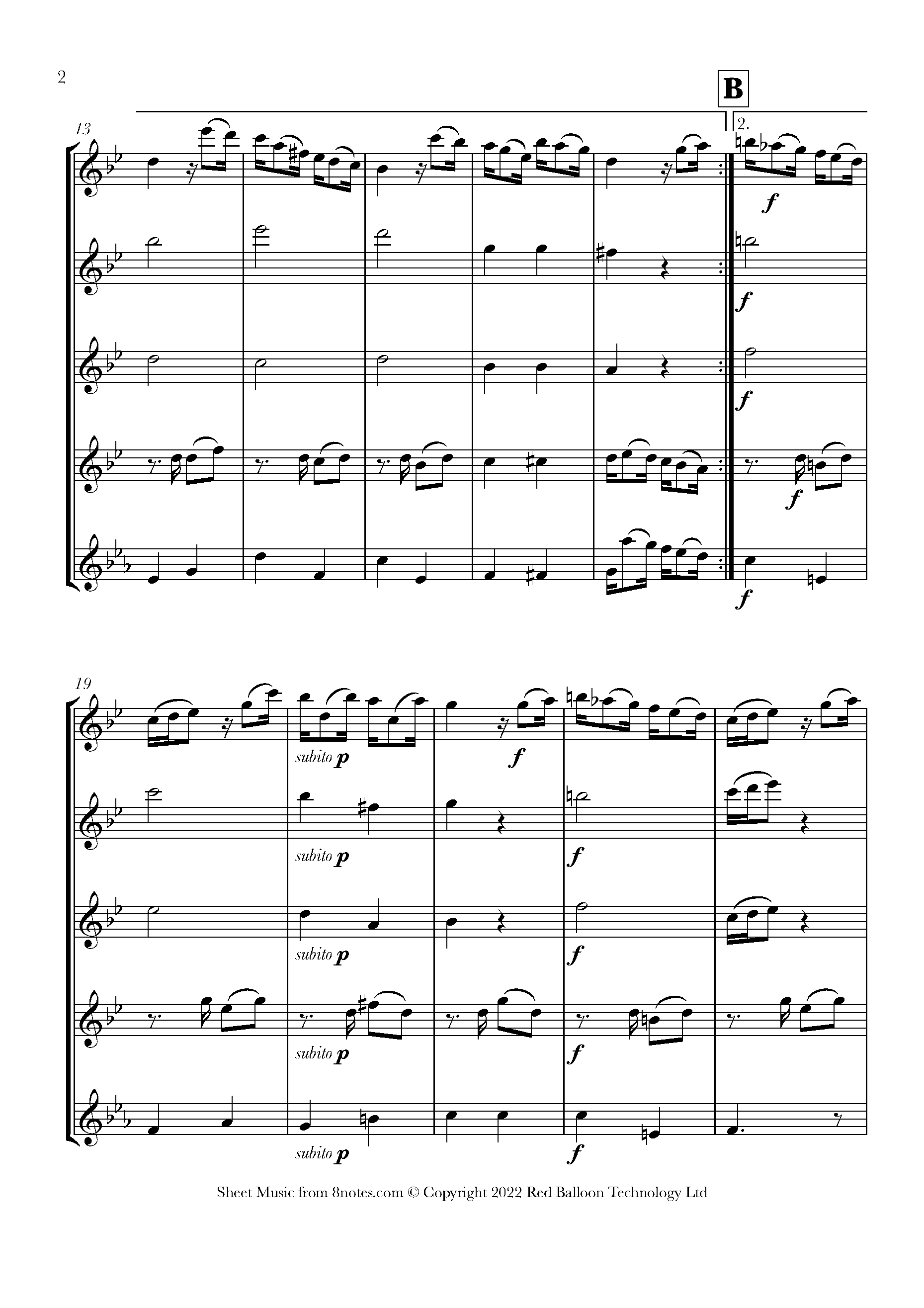 Nazareth, Ernesto - Tango Habanera Sheet music for Flute Choir - 8notes.com