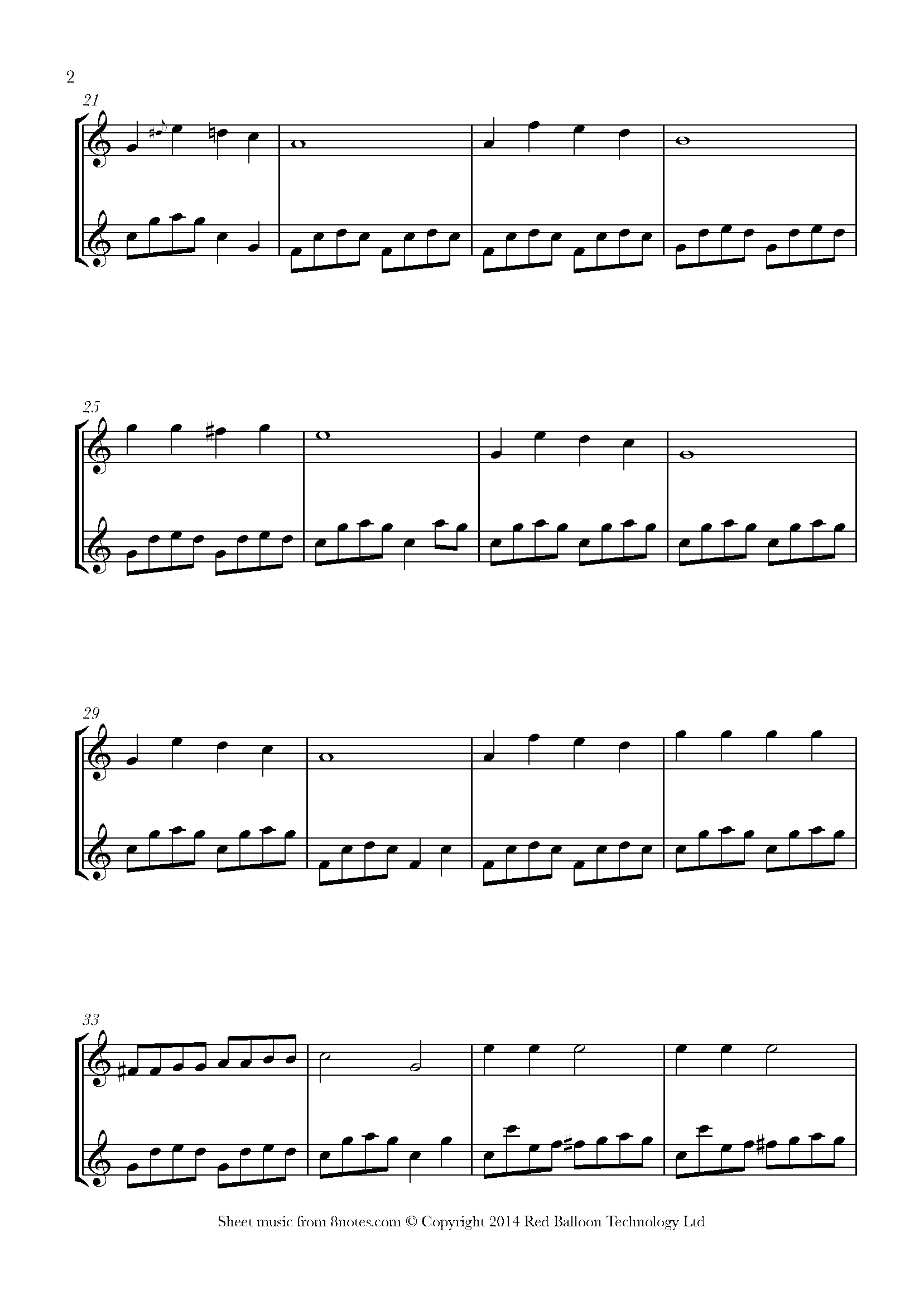 David Bruce - Jingle Bells Boogie Sheet music for Flute Duet - 8notes.com