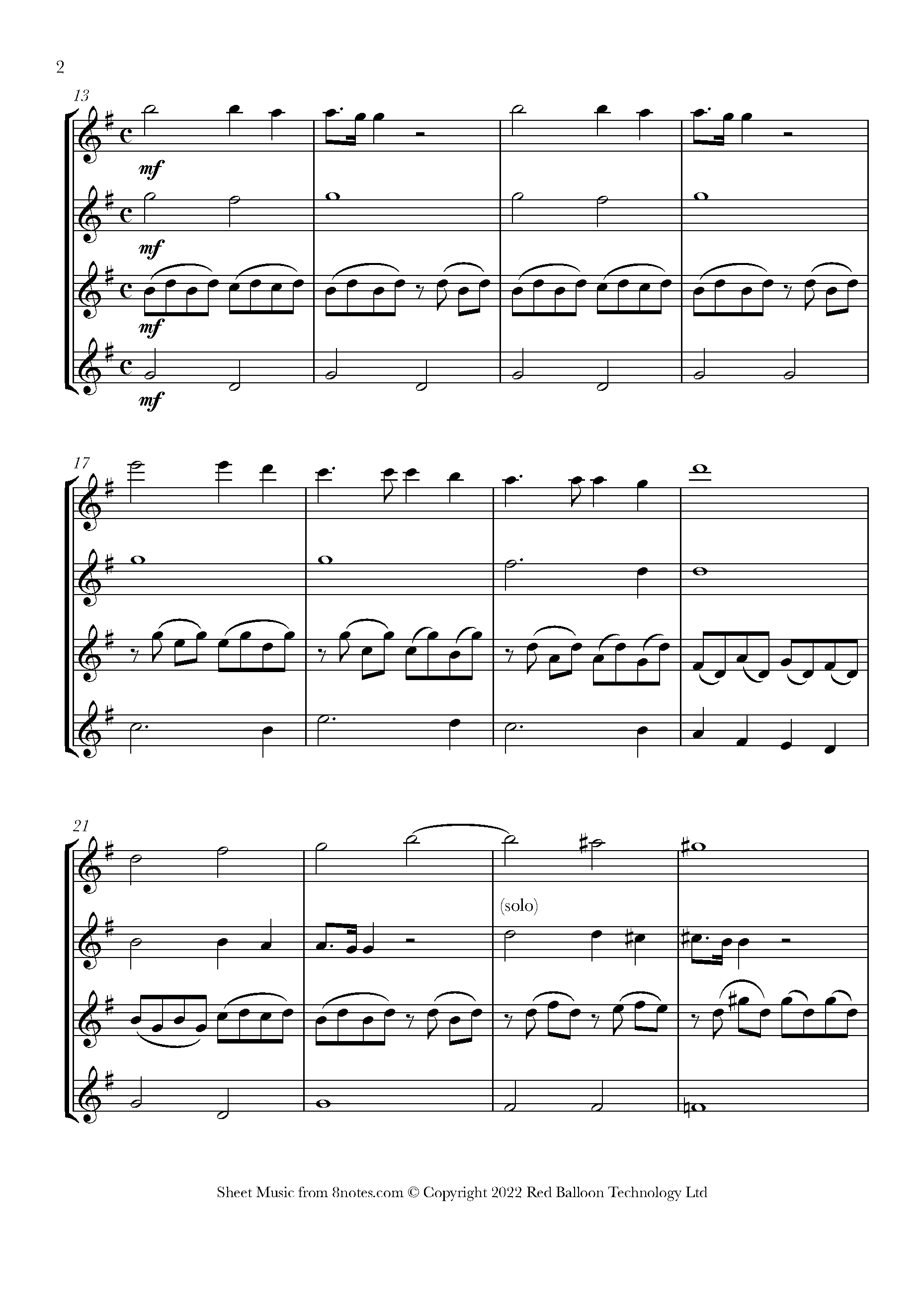 ﻿franck - Panis Angelicus Sheet Music For Flute Quartet - 8notes.com