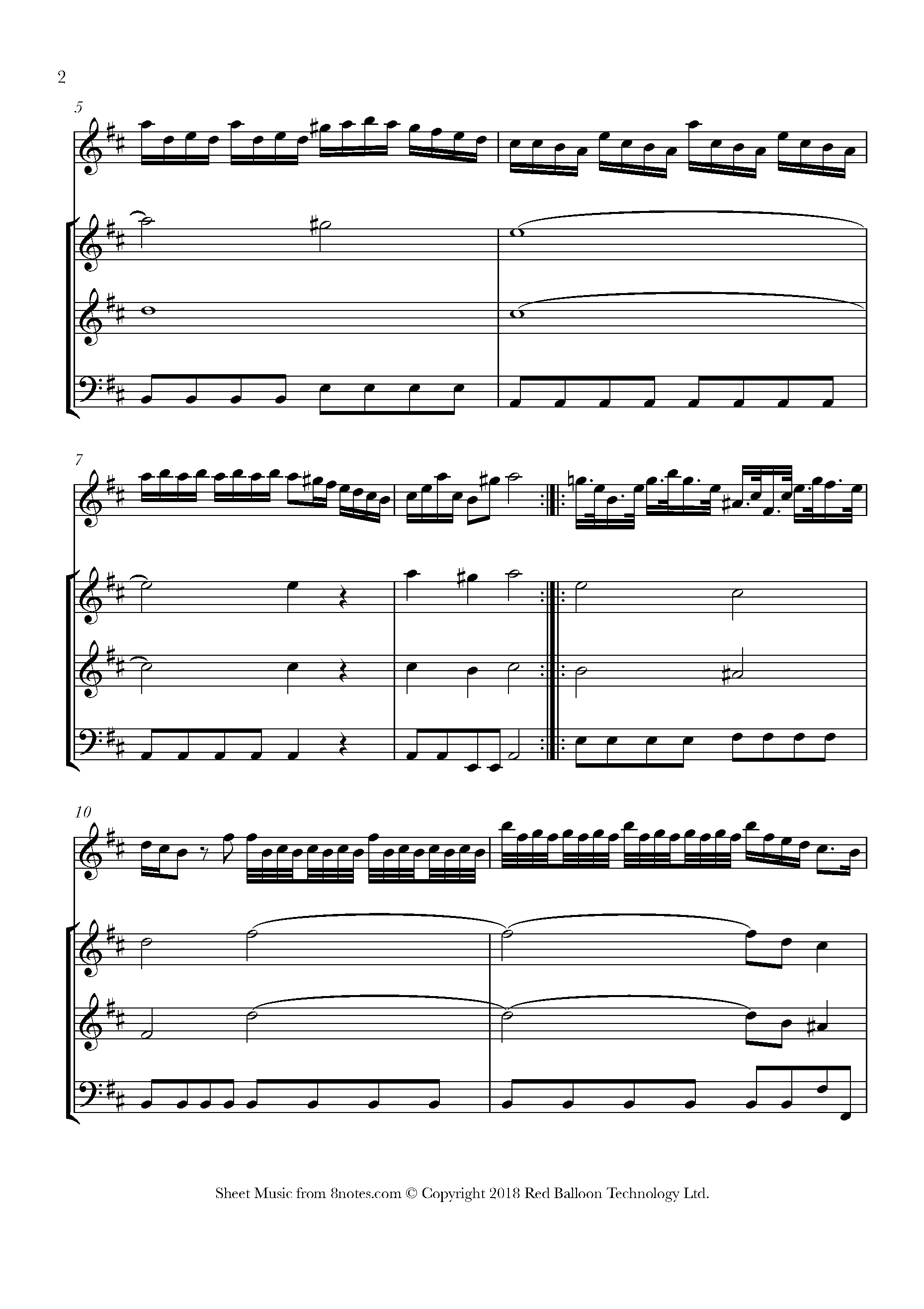 vivaldi guitar concerto in d major 2nd movement sheet music