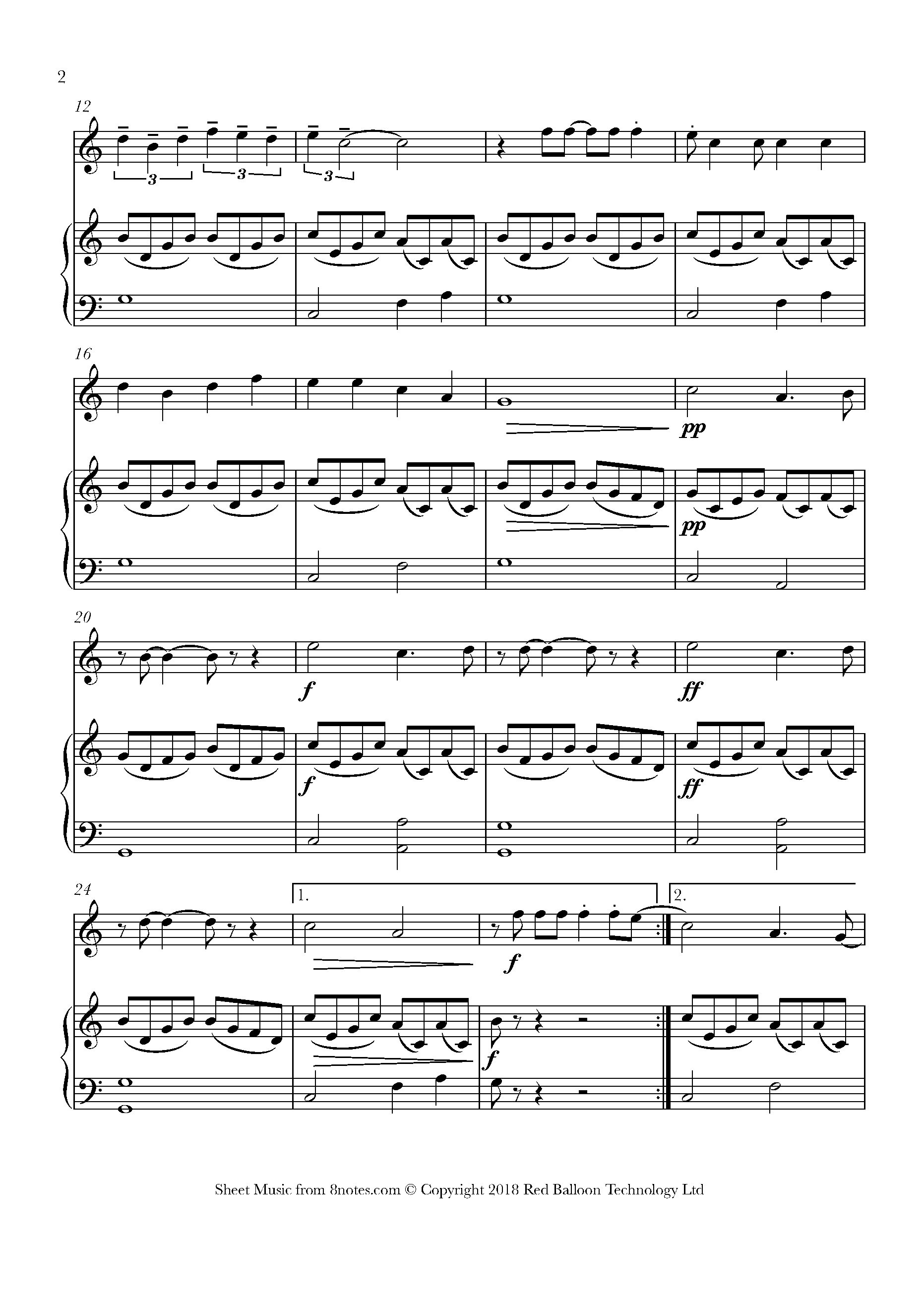 La Bamba Sheet music for Oboe - 8notes.com