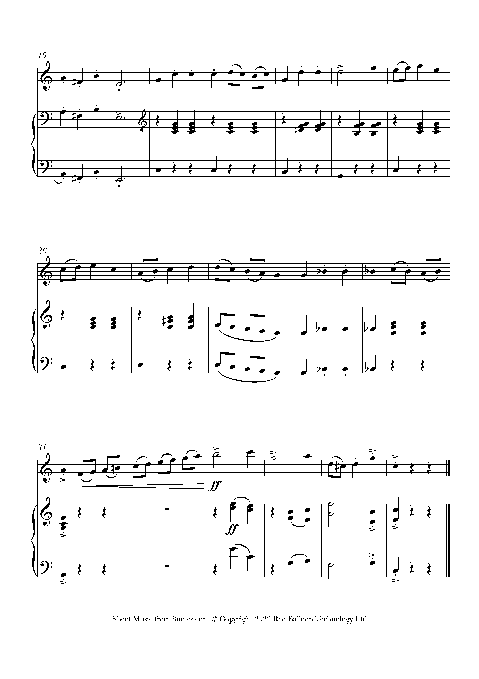 ﻿saint-saëns - The Elephant (from Carnival Of The Animals) Sheet Music 