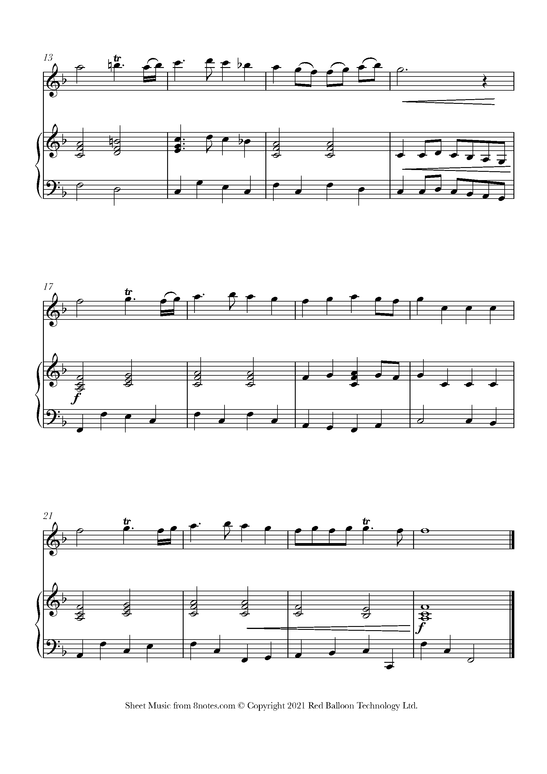 Clarke - Trumpet Voluntary Sheet music for Oboe - 8notes.com