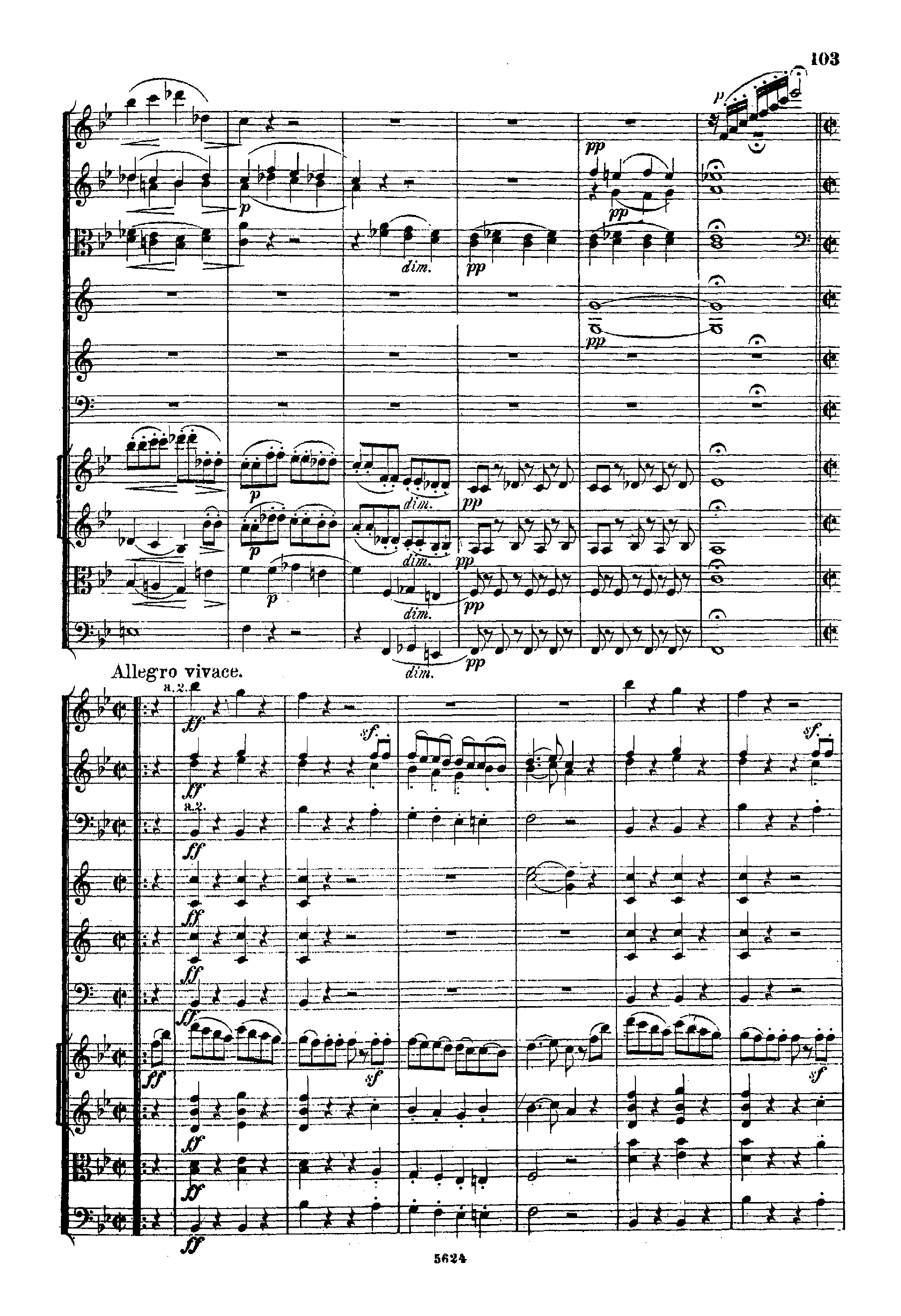Haydn, Franz Josef - Symphony No.102 in B-flat major, Hob.I:102 Sheet ...