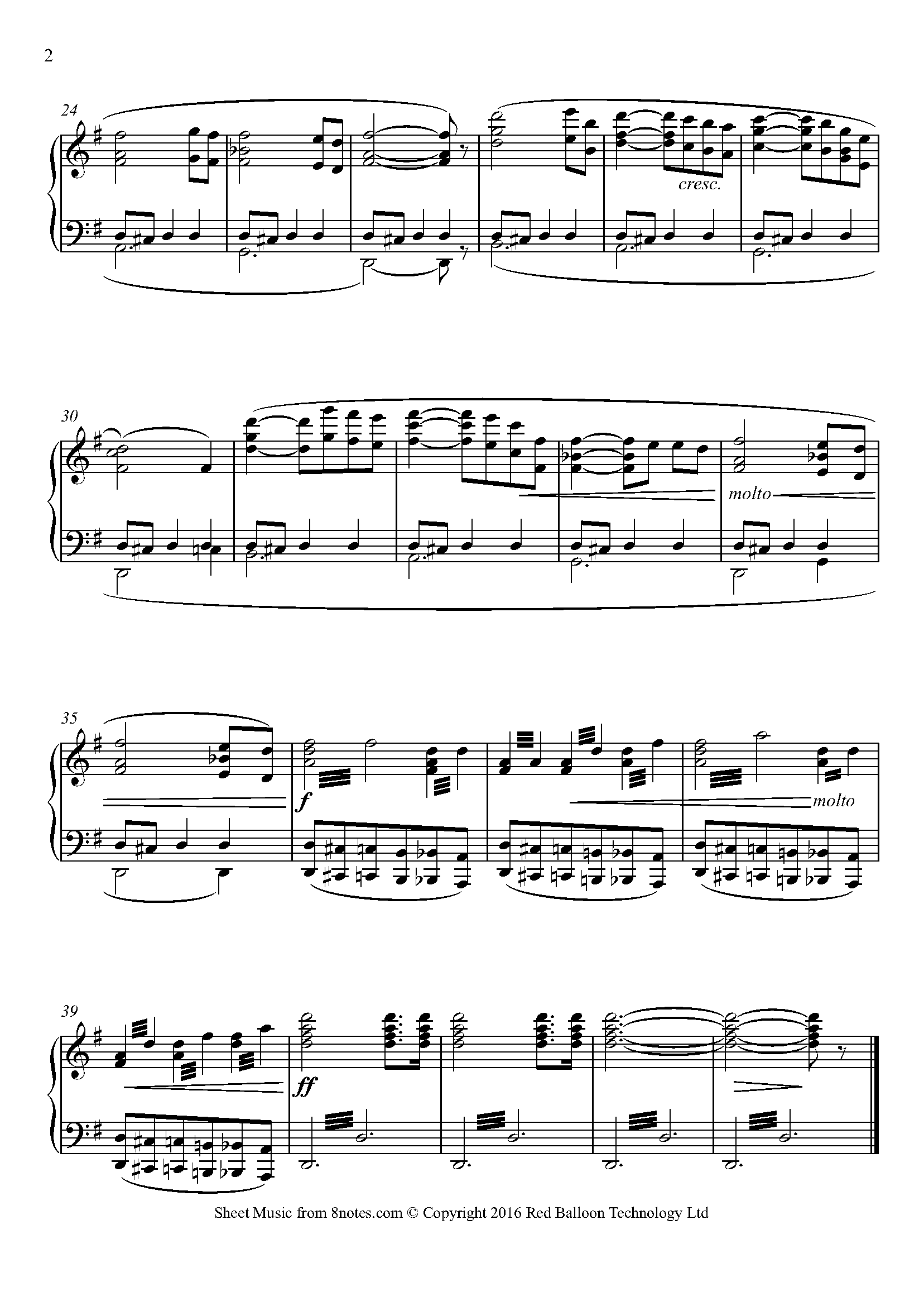 Bizet - The Pearl Fishers Prelude Sheet music for Piano - 8notes.com