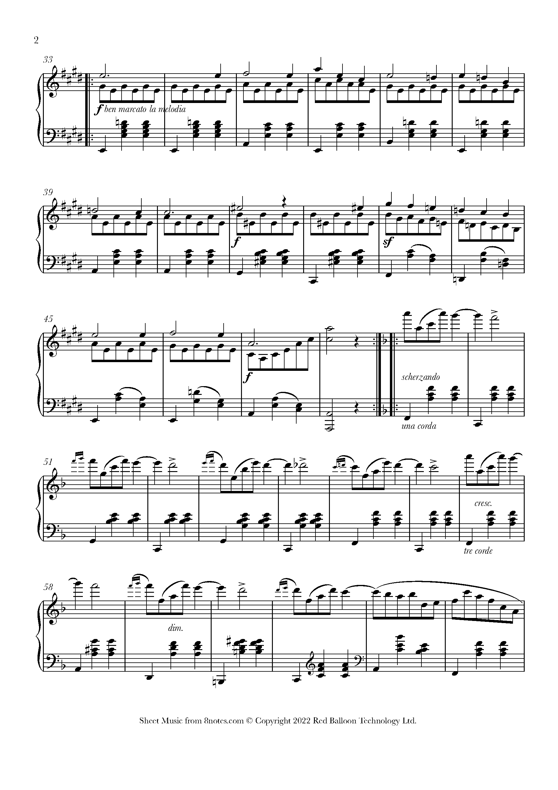 Carreno - Corbeille Des Fleurs (valse) Sheet Music For Piano - 8notes.com