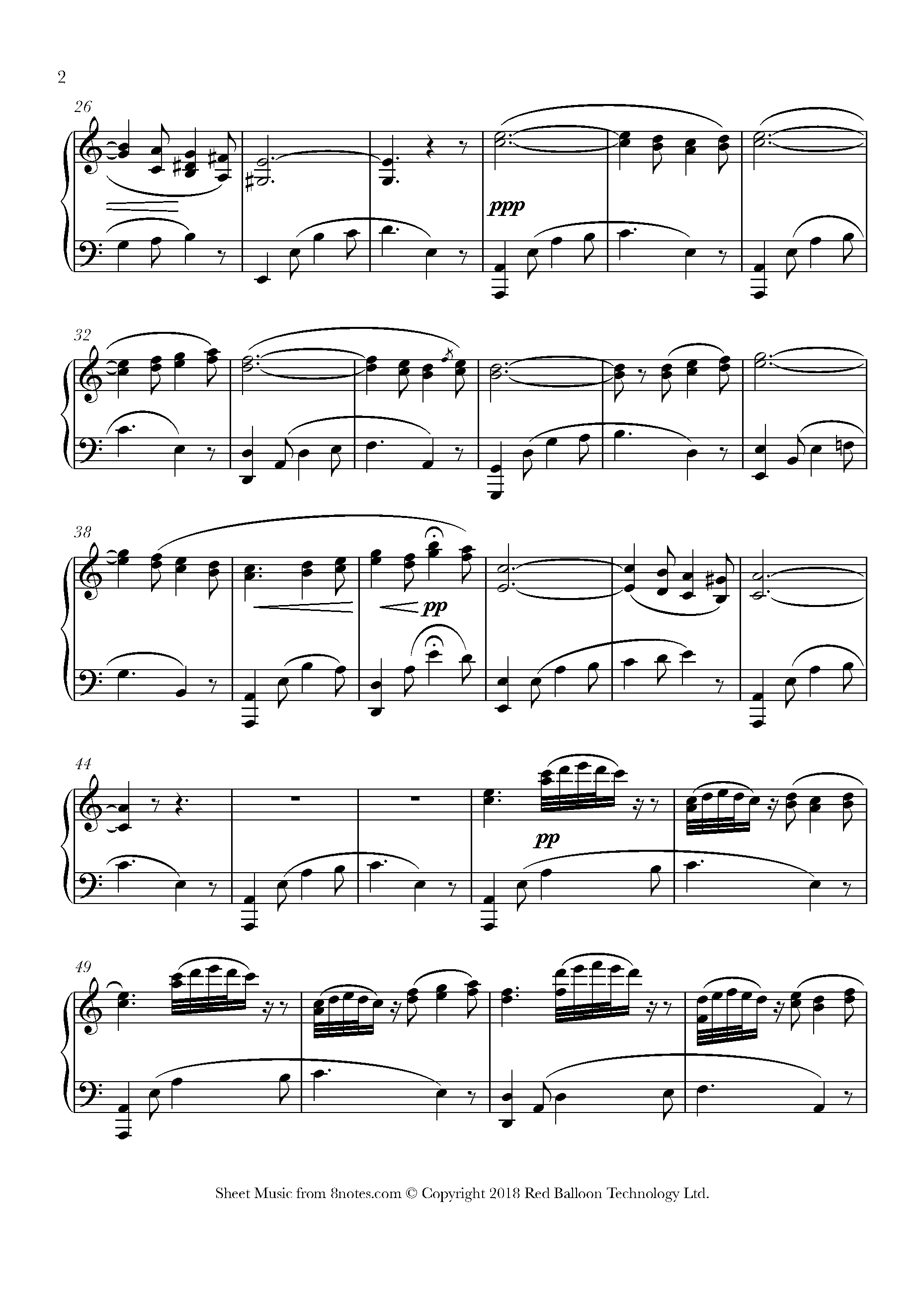 Bizet - Je crois entendre from The Pearl Fishers Sheet music for Piano ...