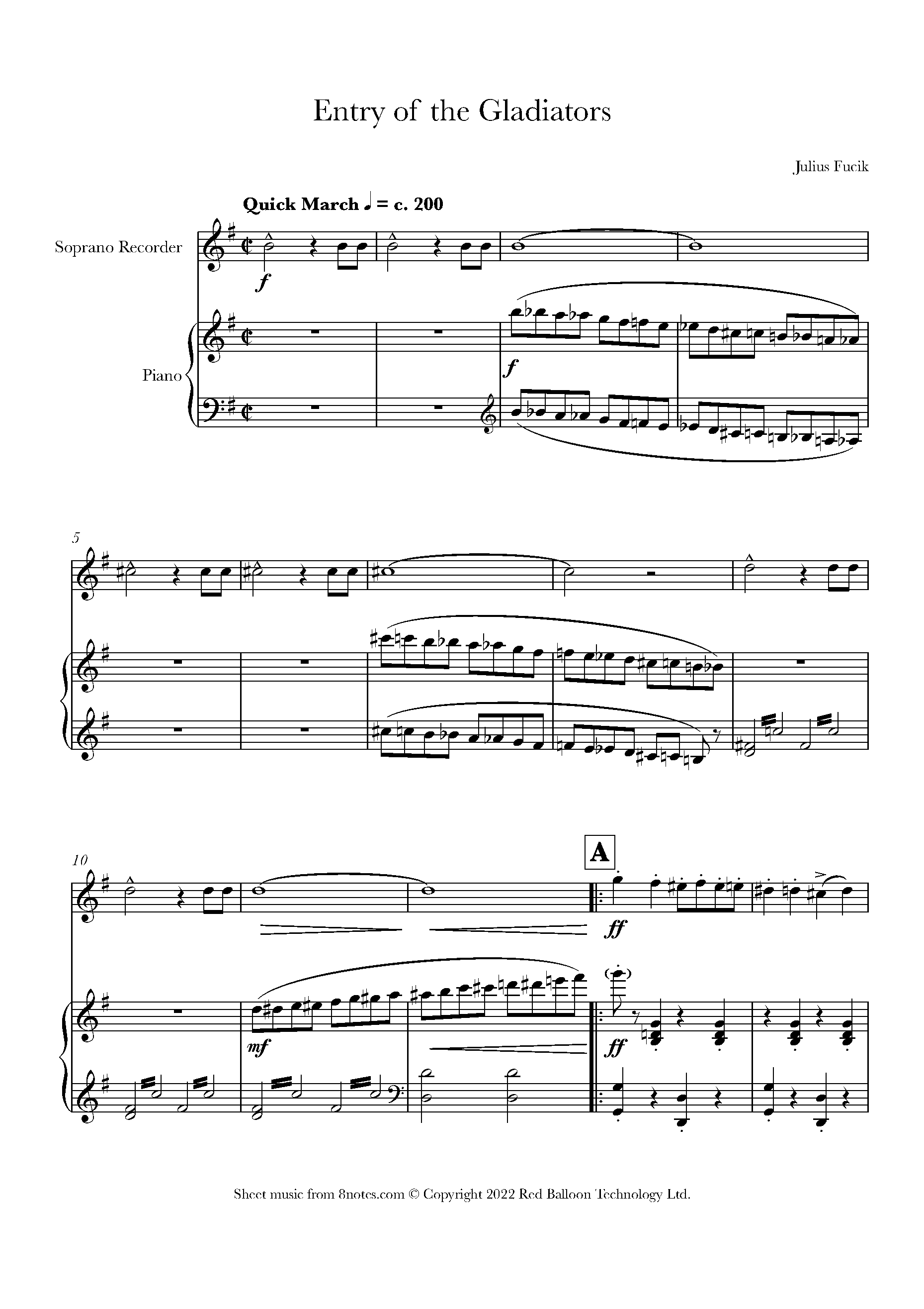 fu-k-entry-of-the-gladiators-sheet-music-for-recorder-8notes