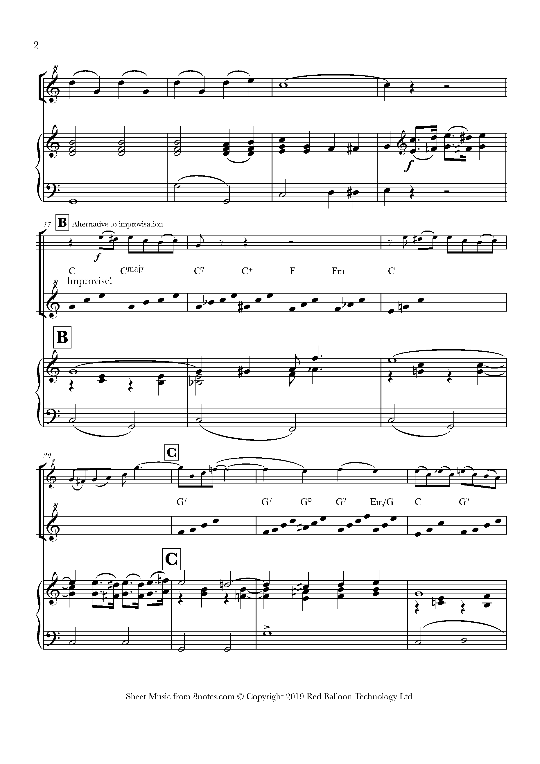 Percy Wenrich - Moonlight Bay Sheet music for Recorder - 8notes.com