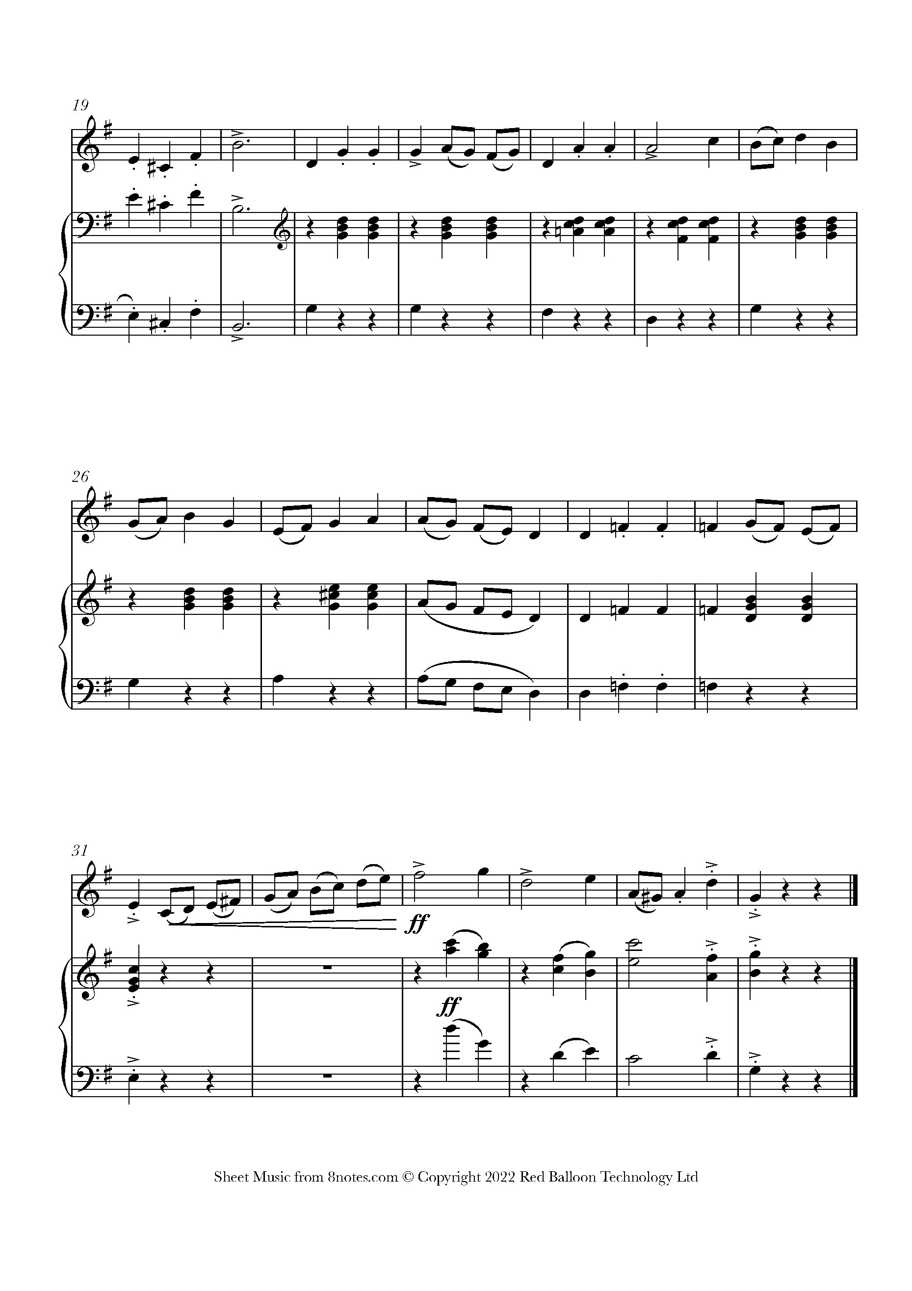 ﻿Saint-Saëns - The Elephant (from Carnival of the Animals) Sheet music ...