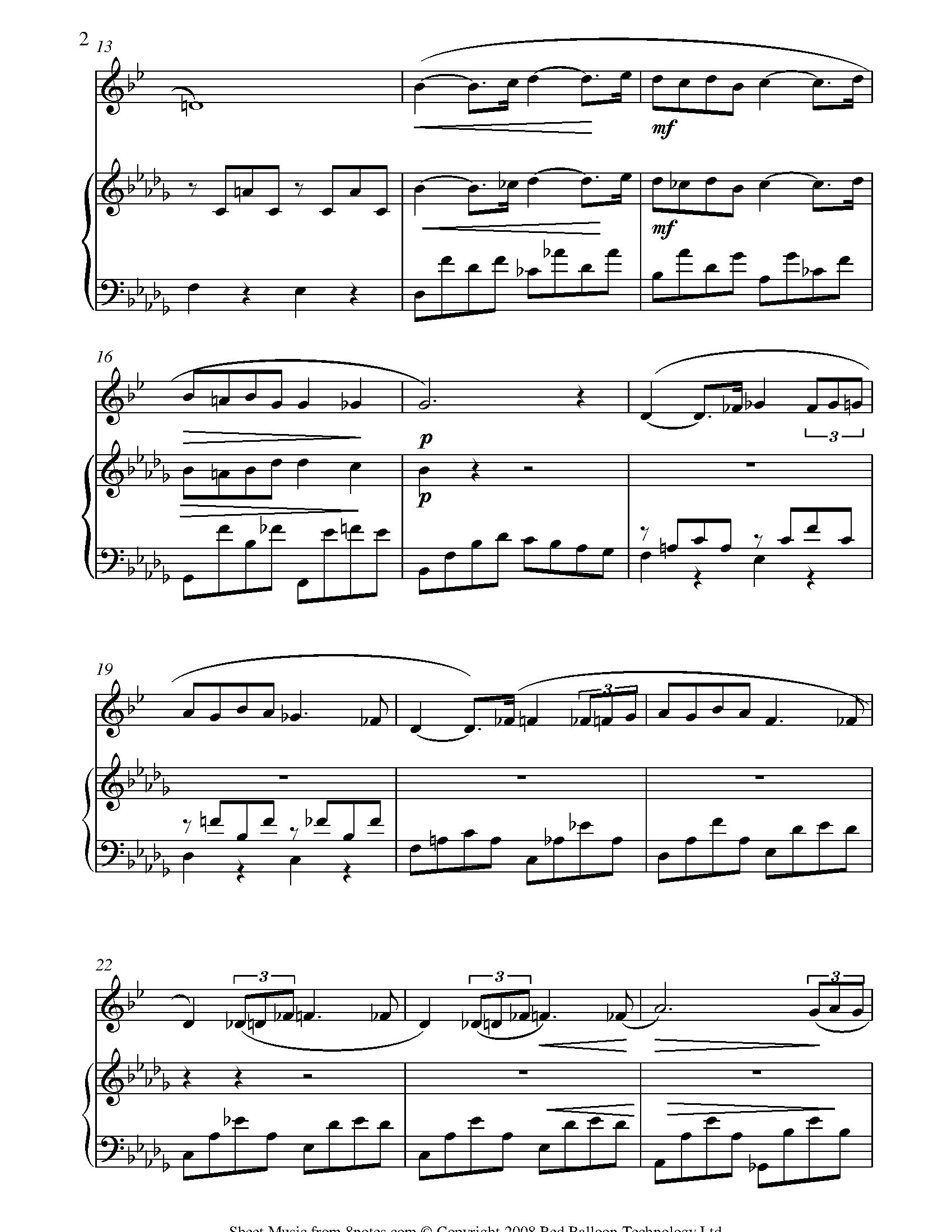 ﻿Fauré - Pavane Sheet music for Saxophone - 8notes.com