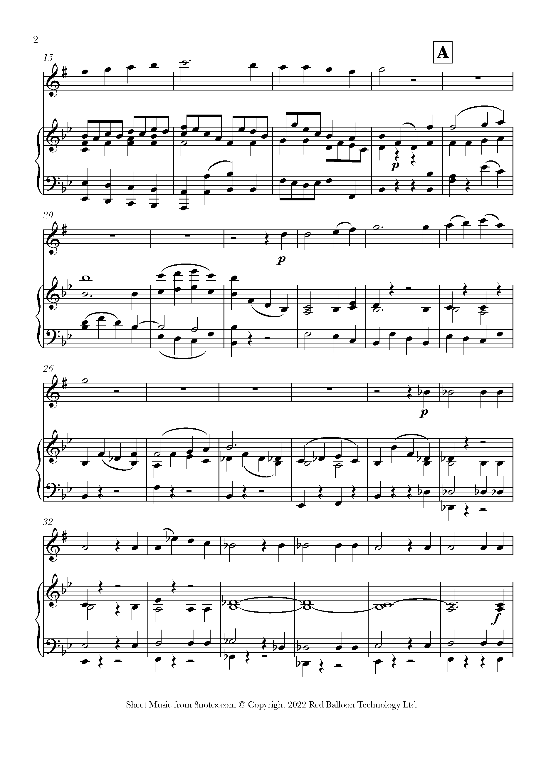 Haydn The Heavens Are Telling From The Creation Die Schöpfung Sheet Music For Saxophone 