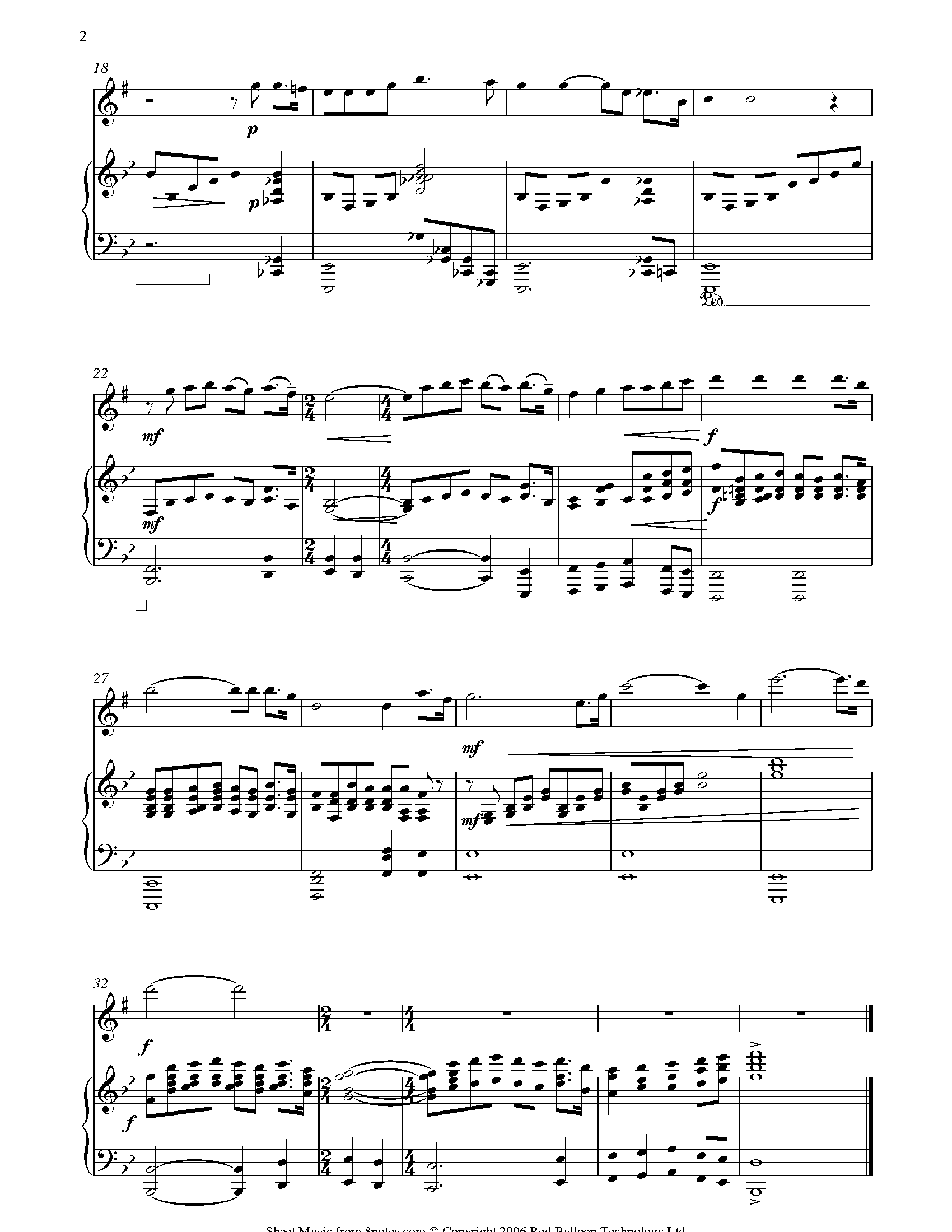 Puccini - Nessun Dorma from Turandot Sheet music for Saxophone - 8notes.com